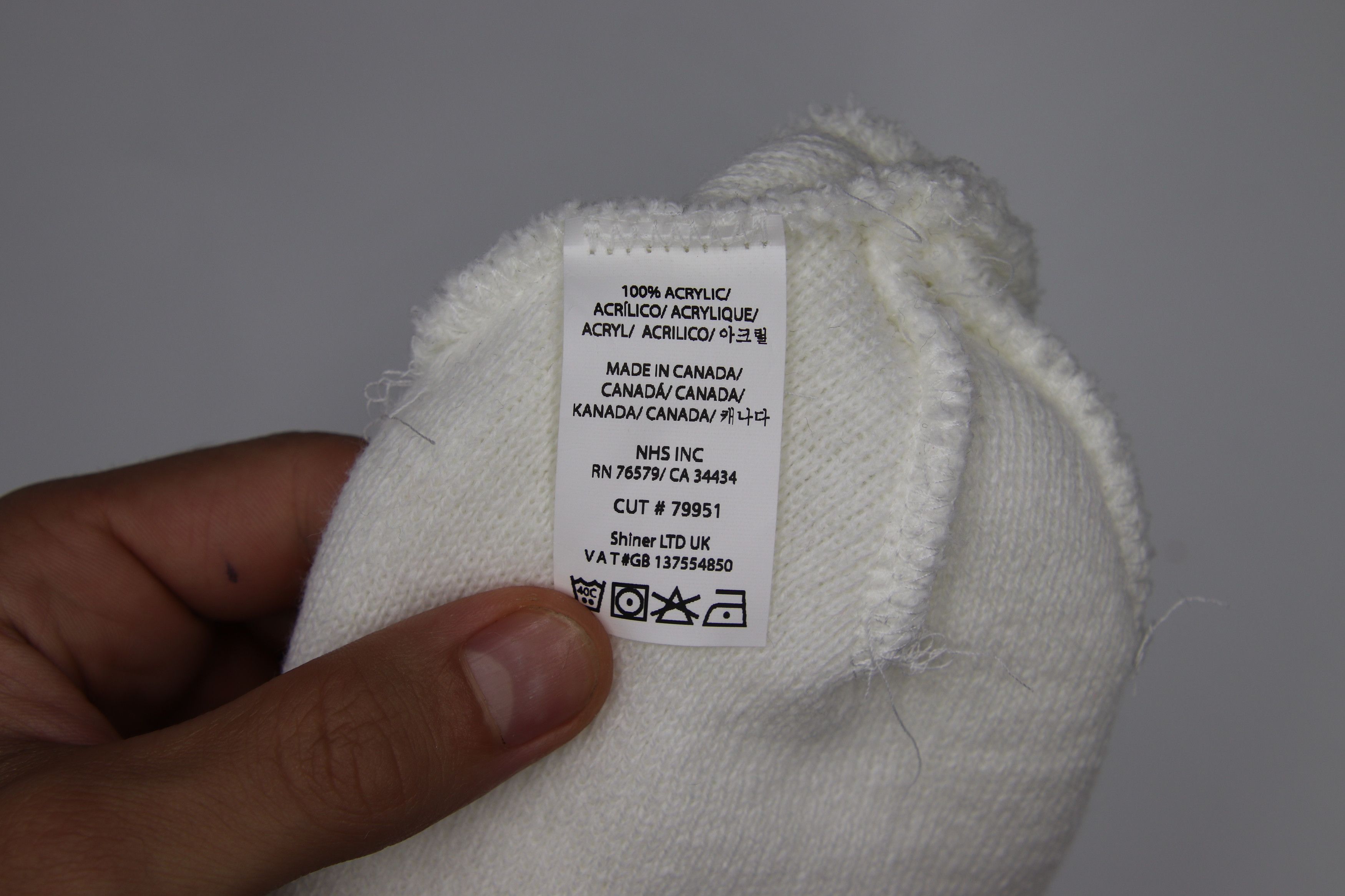 Santa Cruz Skateboards Santa Cruz Screaming Hand Logo Beanie White Size ONE SIZE - 3 Thumbnail