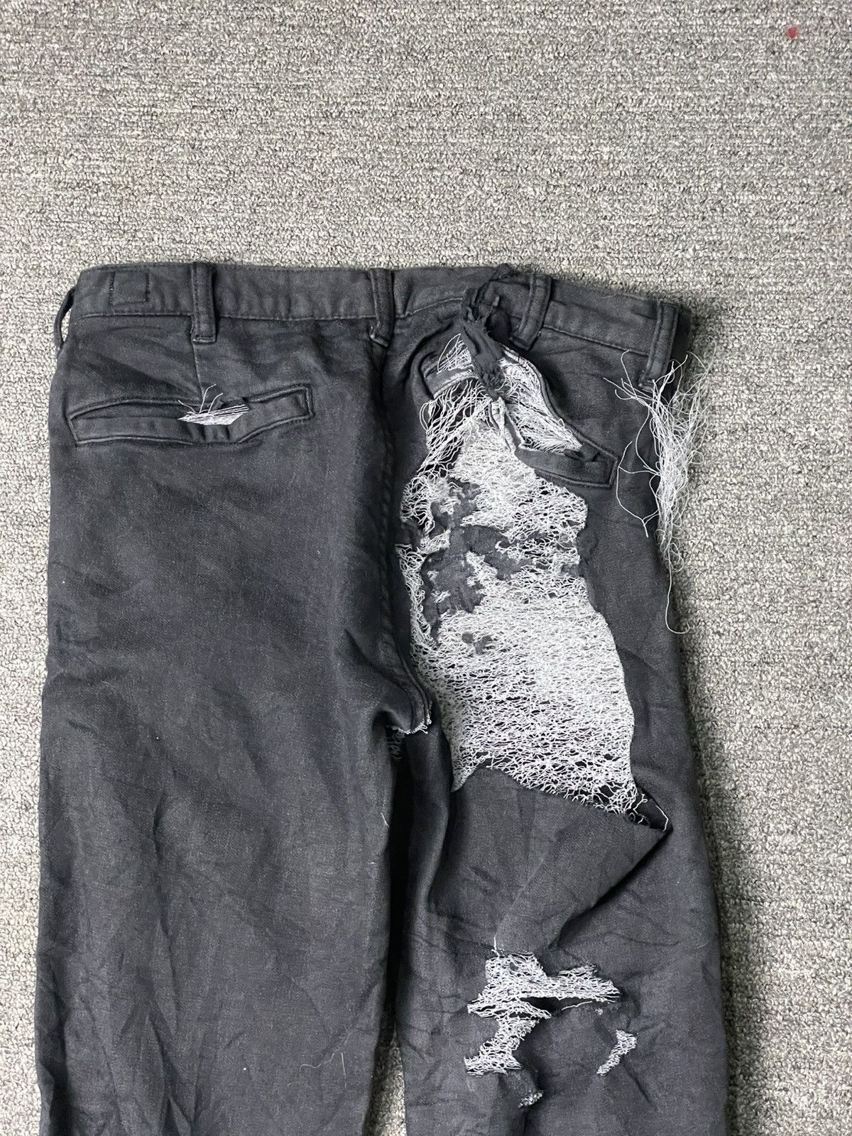 Vintage × semanticdesign SEMANTIC DESIGN Distressed Denim Ripped Jeans (101( Size US 28 / EU 44 - 11 Thumbnail