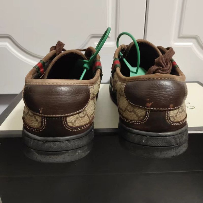 Gucci Gucci GG Suede Casual Sneakers in Dark Brown -2508 Size US 7.5 / EU 40-41 - 3 Thumbnail
