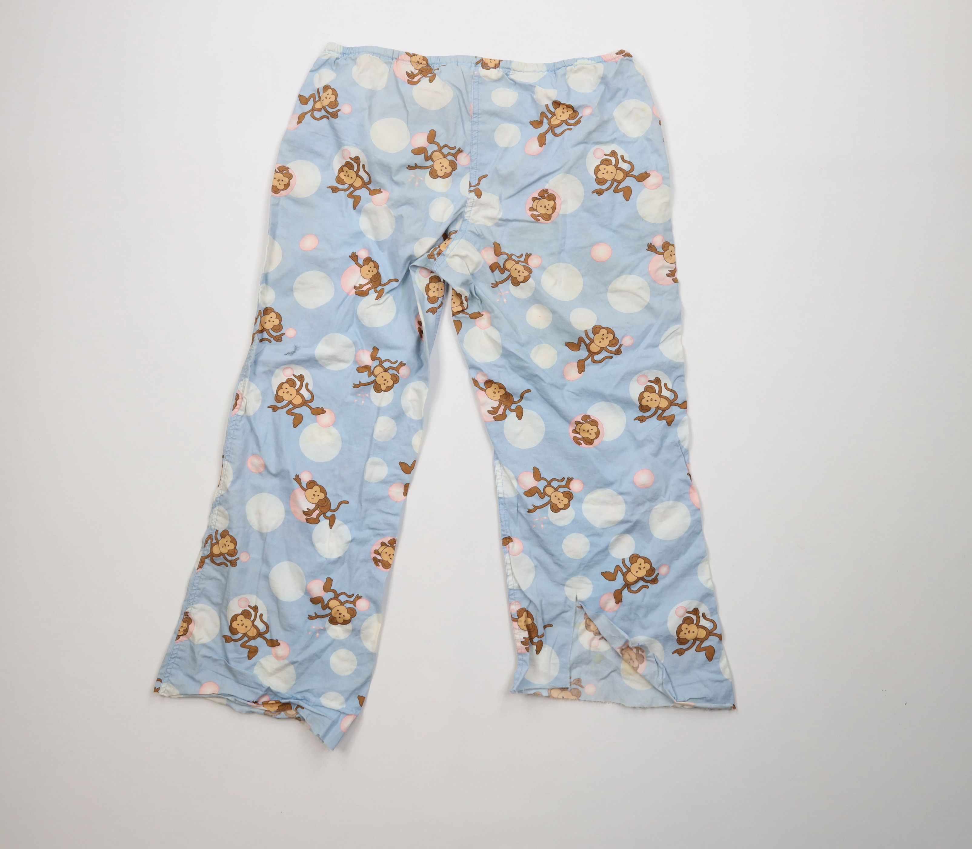 Aeropostale Vintage Y2K Aeropostale Babydoll Monkey Pajamas Pants Size 32" / US 10 / IT 46 - 11 Thumbnail