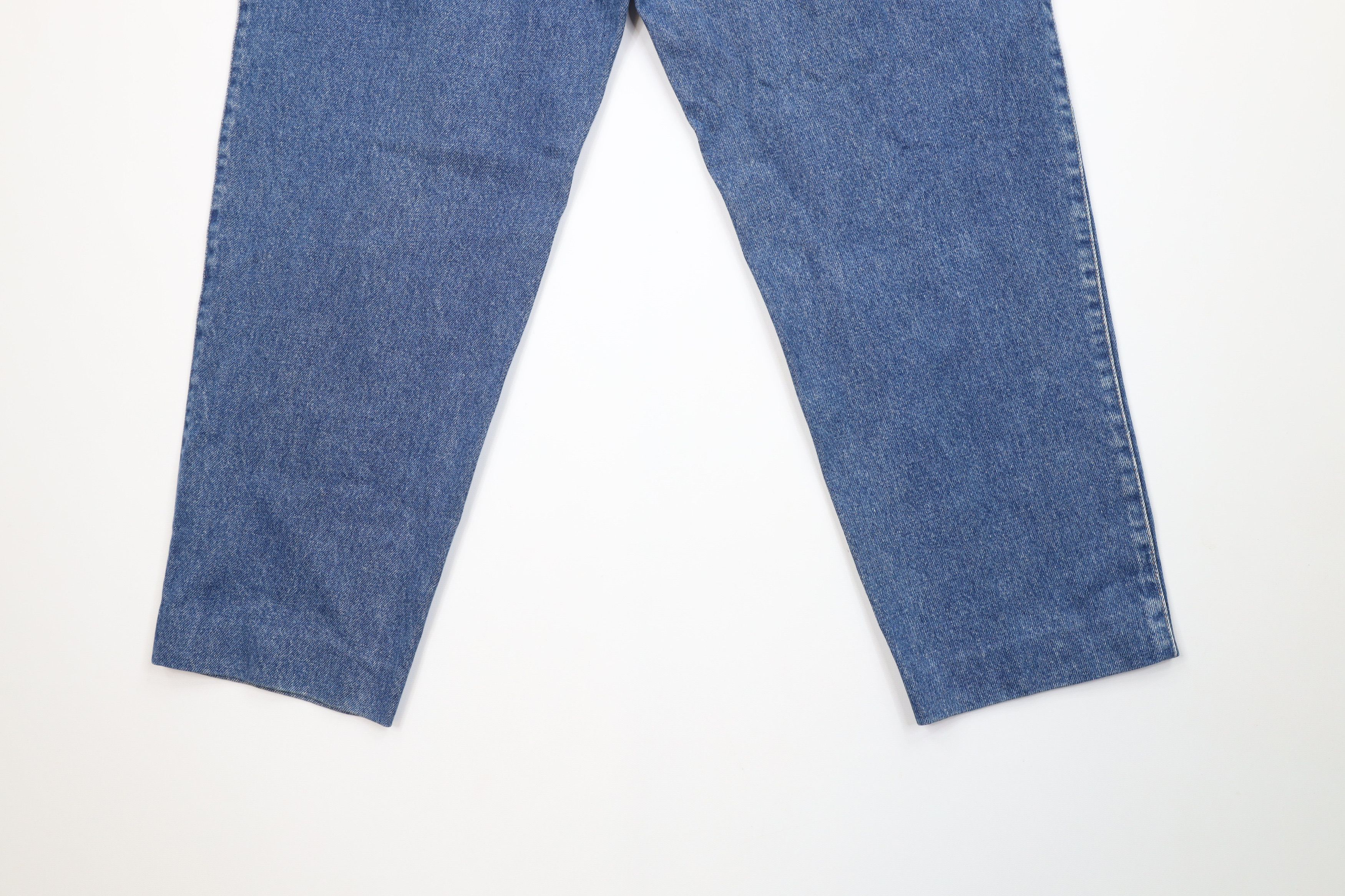 Vintage Vintage 90s Armani Jeans Spell Relaxed Tapered Leg Jeans USA Size 36" / US 14 / IT 50 - 13 Thumbnail
