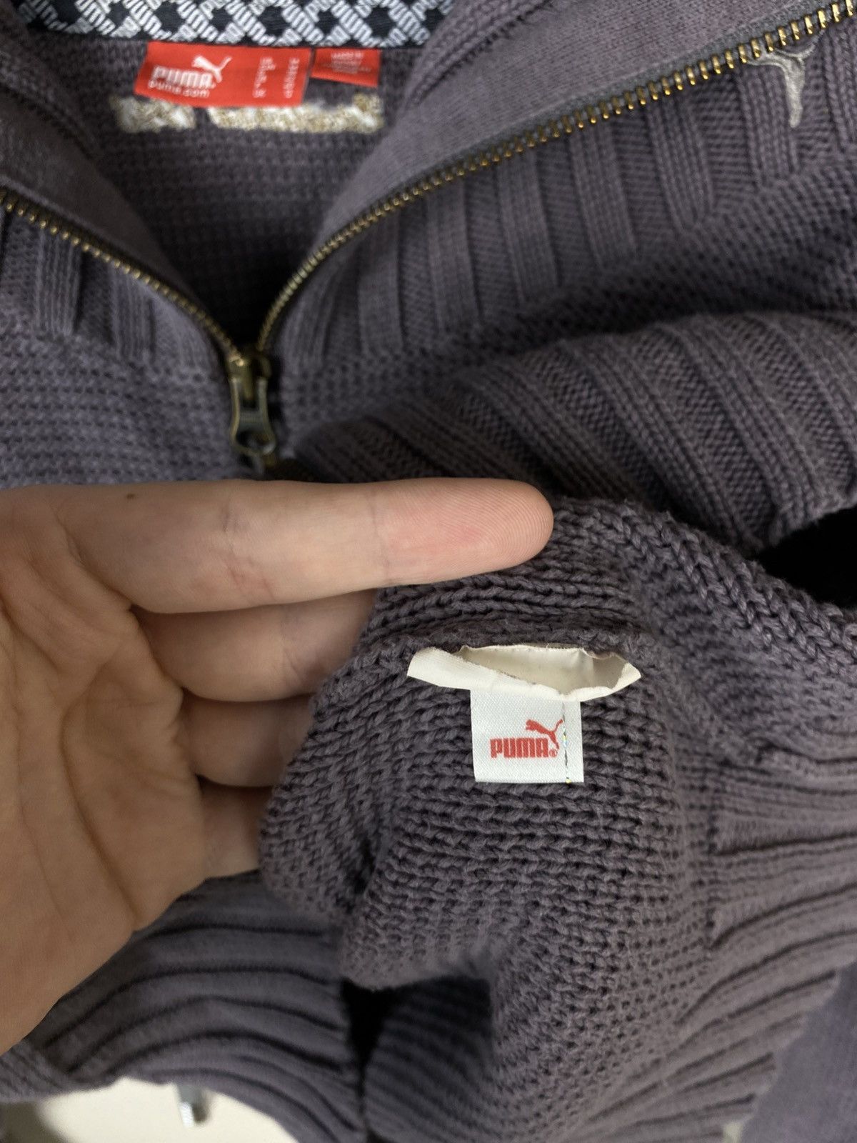 Puma Avant Garde Puma Knit Zip Sweater Japanese Style y2k Size M / US 6-8 / IT 42-44 - 8 Thumbnail