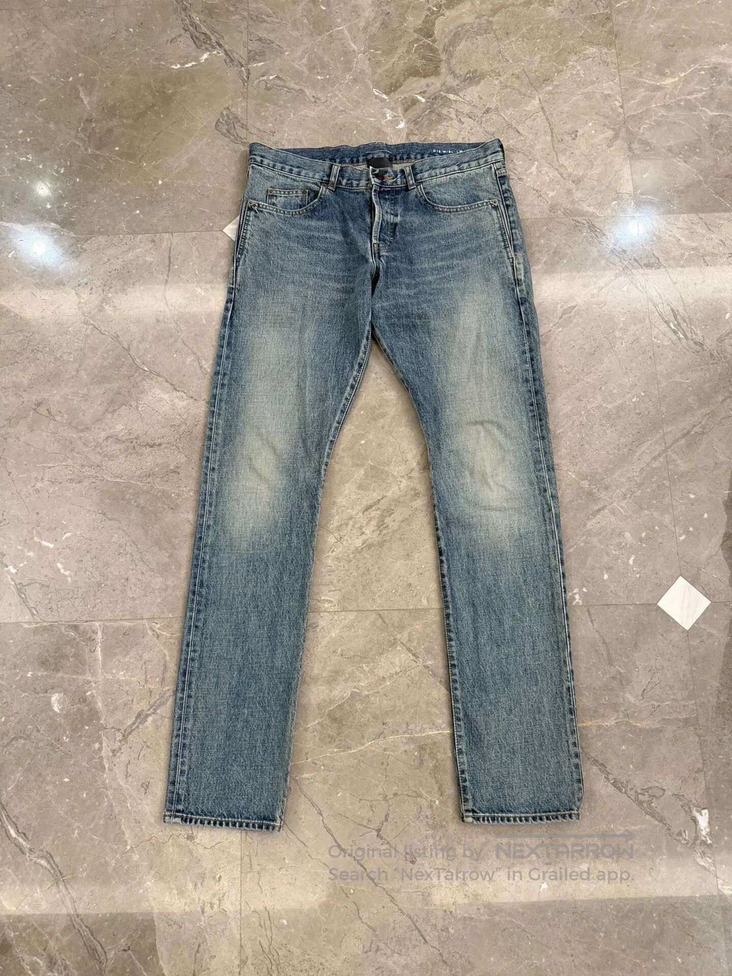 Saint Laurent Paris Saint Laurent Blue Denim Jeans Size 33. Size US 33 - 1 Thumbnail