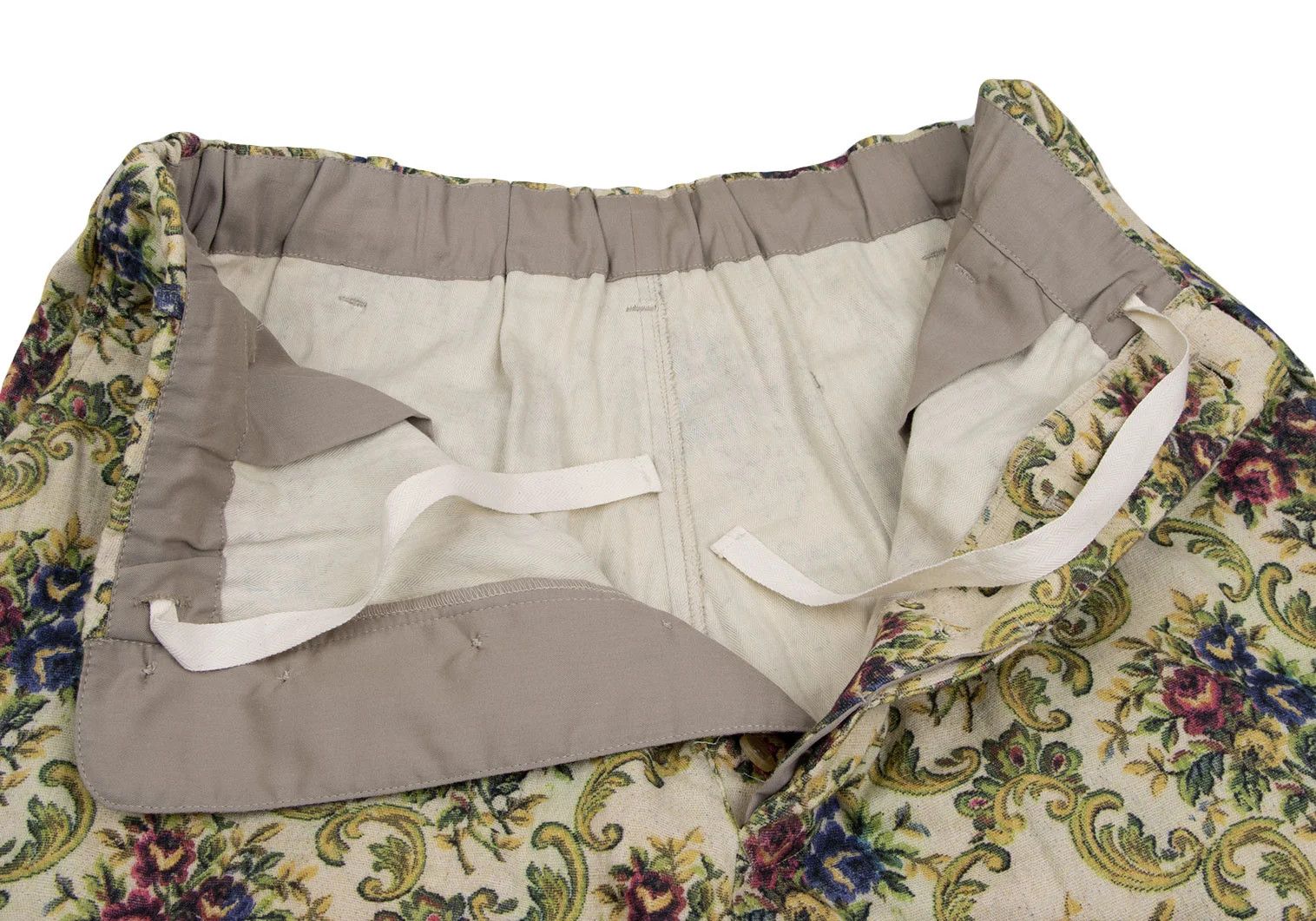 Yohji Yamamoto Yohji Yamamoto Cotton Floral Print Wide Pants Size US 32 / EU 48 - 5 Thumbnail