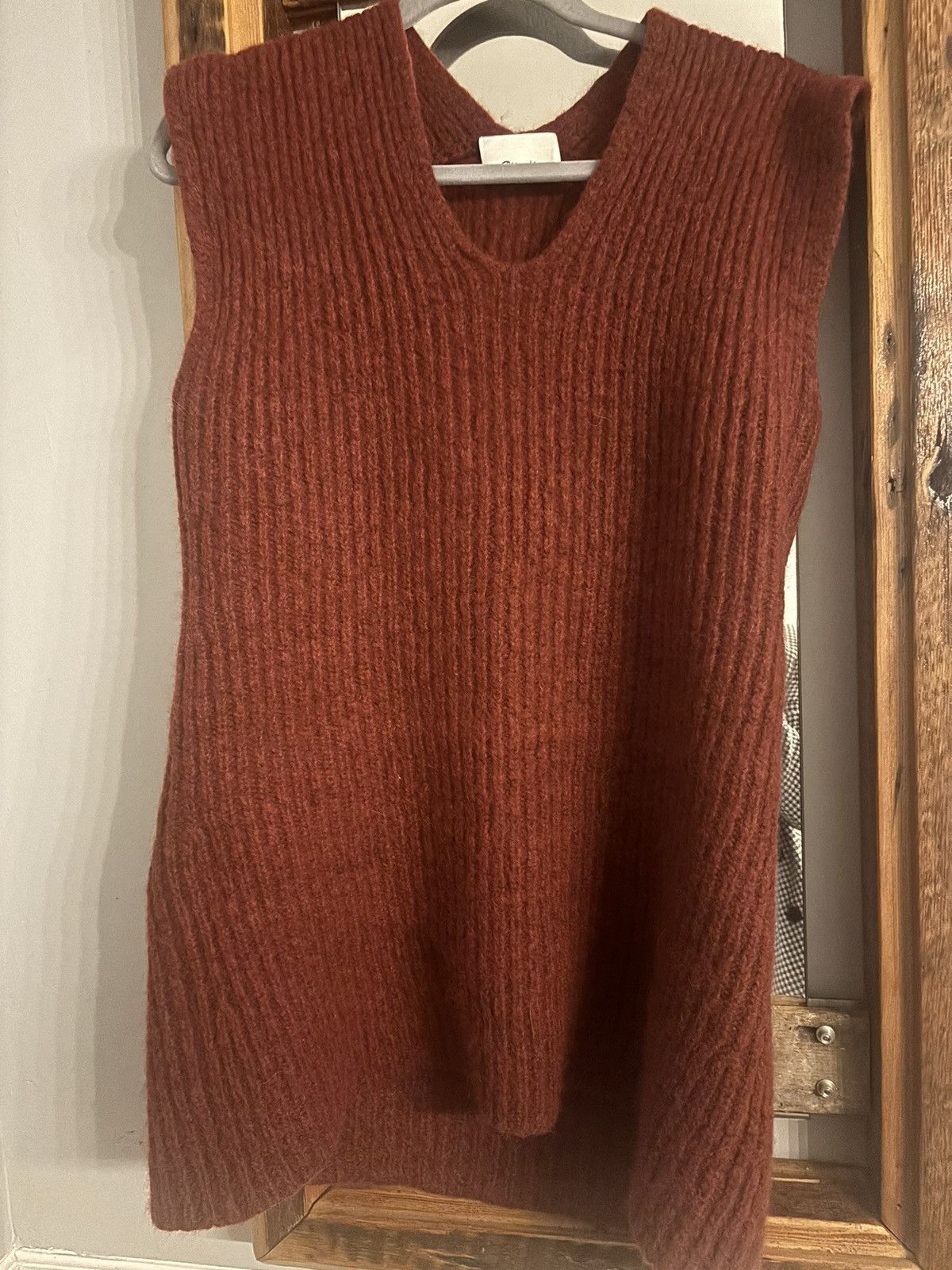 image of 3 1 Phillip Lim Wool/alpaca Vest Jumper in Red, Women's