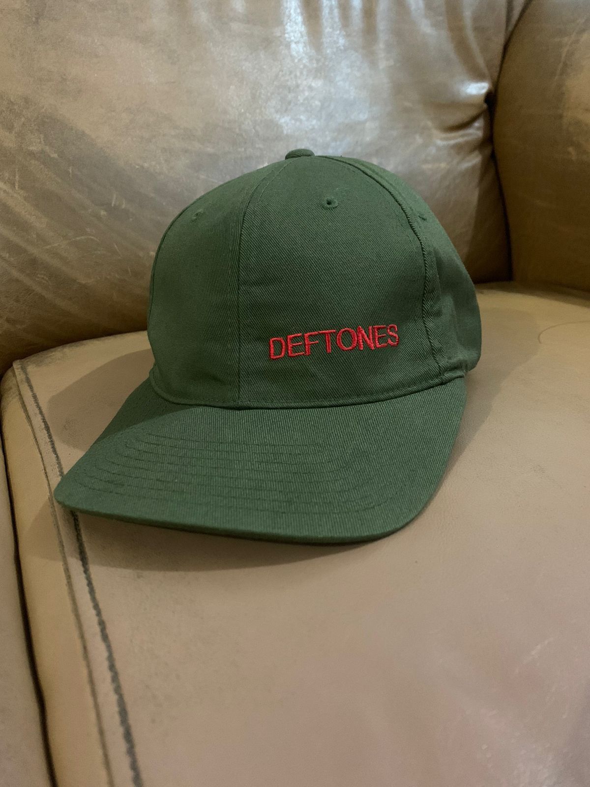 Band Tees × Vintage Vintage 00s Deftones Font Flexfit Cap Size ONE SIZE - 1 Thumbnail