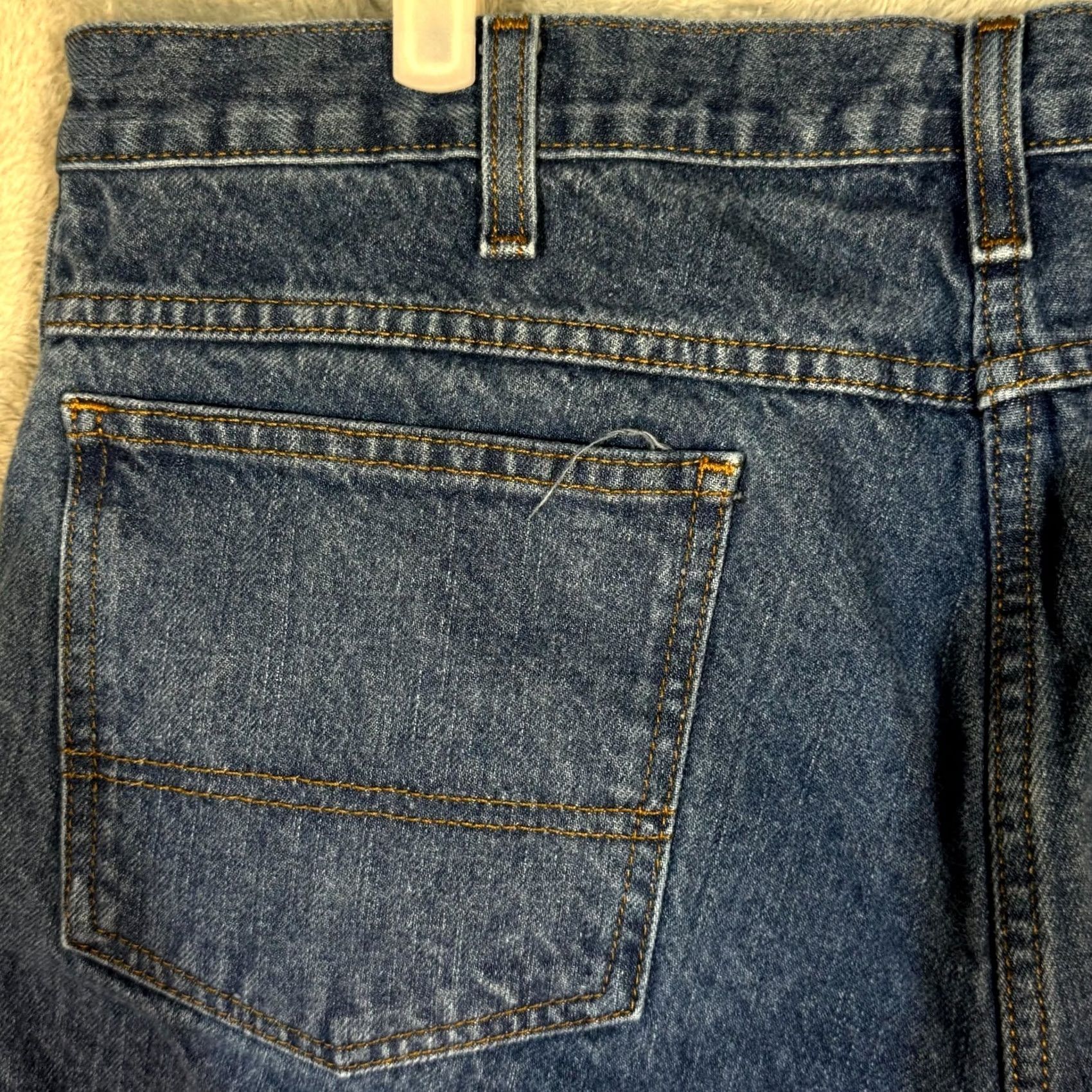Dickies Dickies Jeans Mens 38x32 Regular Fit Straight Leg Blue Denim 5 Pocket Jeans Mens Regular Blue 38 x 32 Size US 38 / EU 54 - 6 Thumbnail