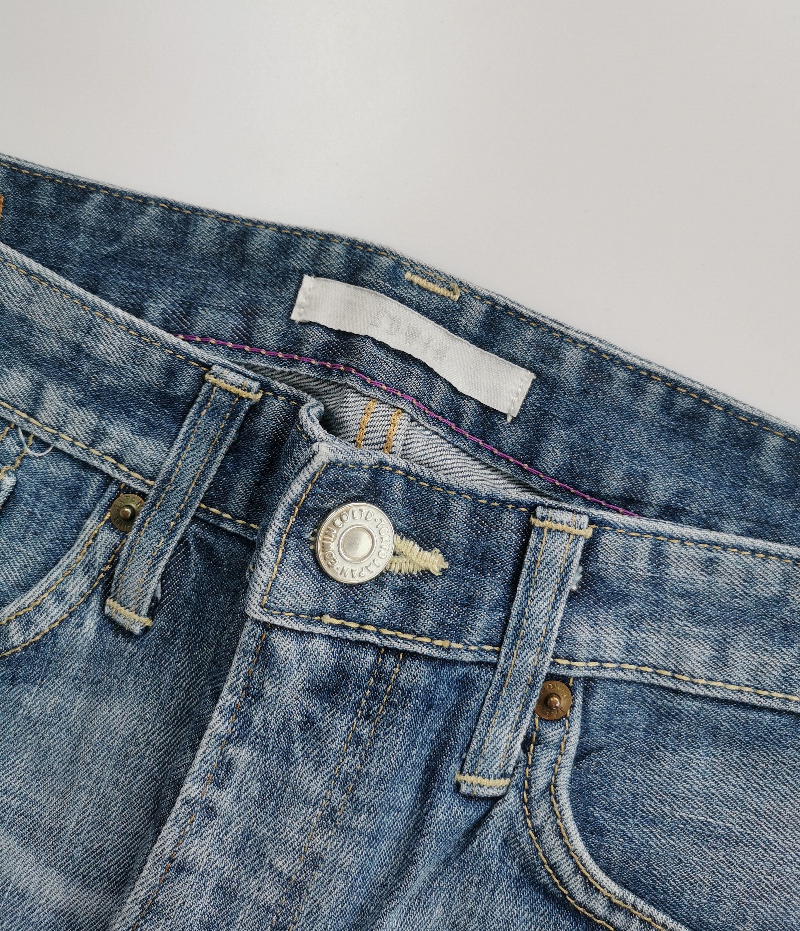 Sugar Cane Edwin Co Ltd Tokyo Japan Slim Selvedge Chainstitch DenimJean Size US 29 - 9 Thumbnail