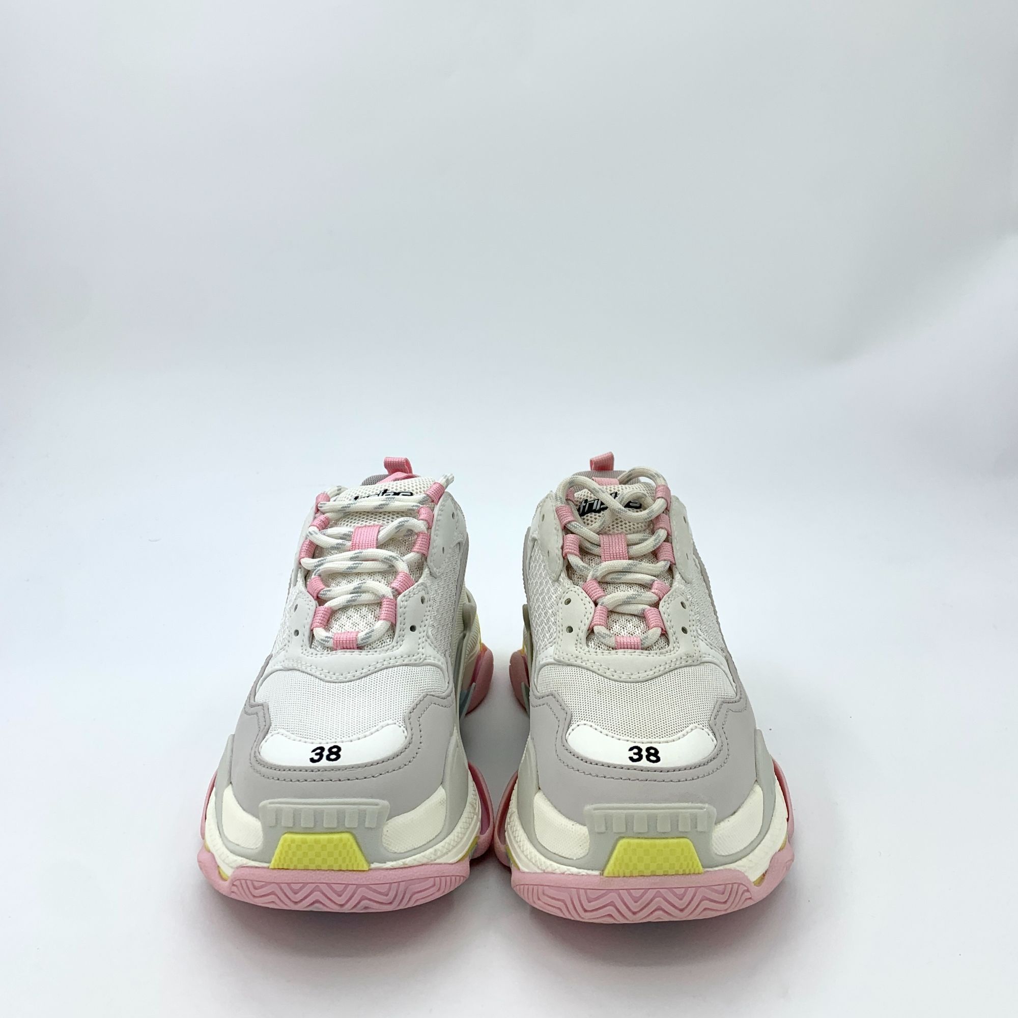 Balenciaga Balenciaga Triples Pastel Low-Top Thick Sole Sneakers (Size Size US 8 / IT 38 - 6 Thumbnail