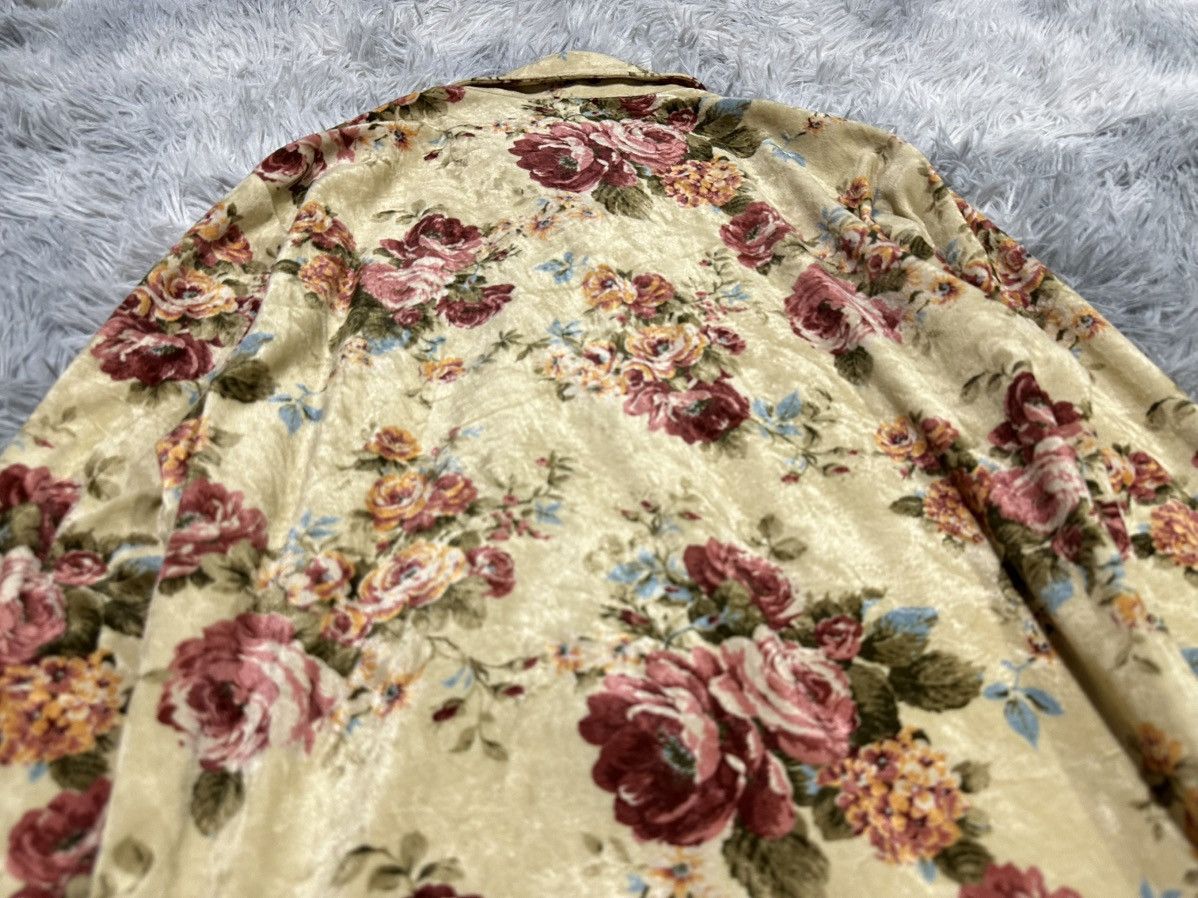 Tornado Mart 🔥Sick Y2K Tornado Mart Velvet Floral Shirt Size US M / EU 48-50 / 2 - 9 Thumbnail