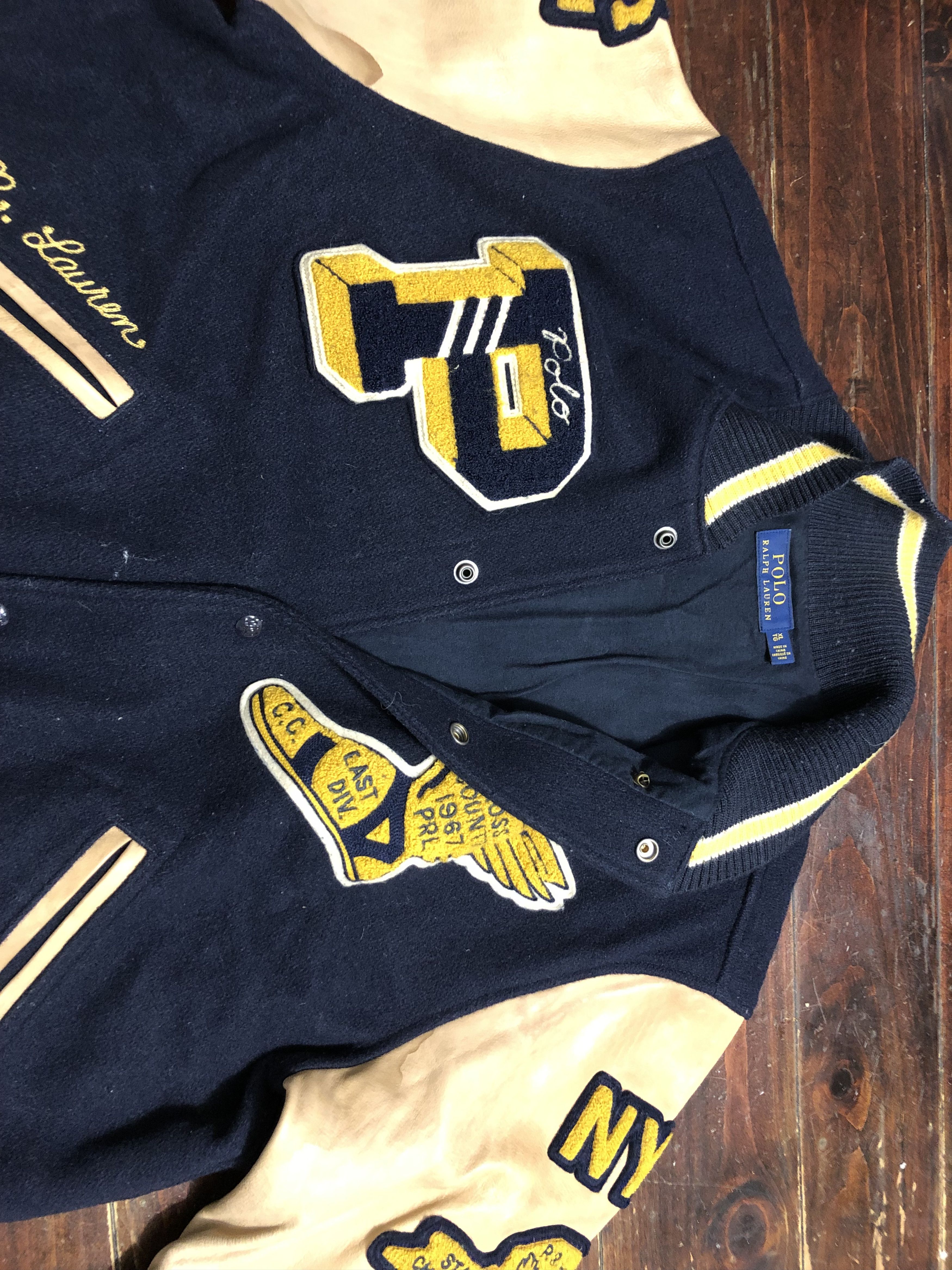 Polo Ralph Lauren POLO RALPH LAUREN STATE CHAMPS VARSITY P Wing JACKET XL Size US XL / EU 56 / 4 - 13 Thumbnail