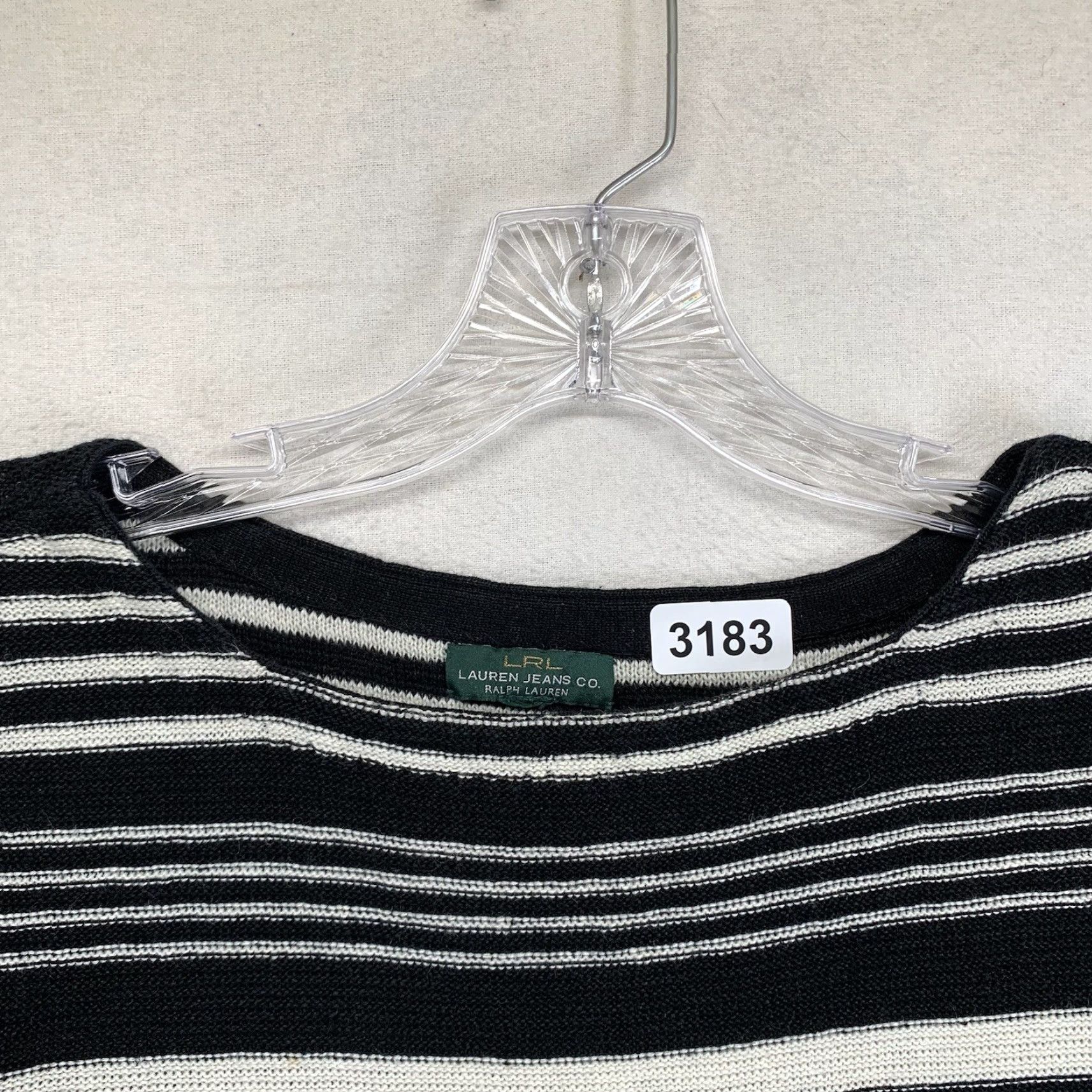 Ralph Lauren LAUREN RALPH LAUREN Blouse Womens Small Black White Striped 3/4 Sleeve Stretch Designer Casual Size S / US 4 / IT 40 - 3 Thumbnail