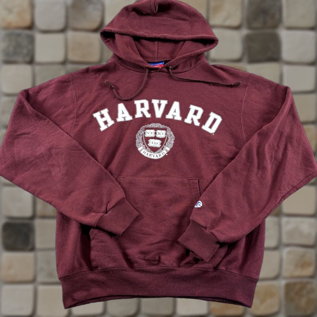 Champion Harvard University Hoodie Mens S Maroon Champion Ivy League Crest Hoodie Size US S / EU 44-46 / 1 - 1 Thumbnail