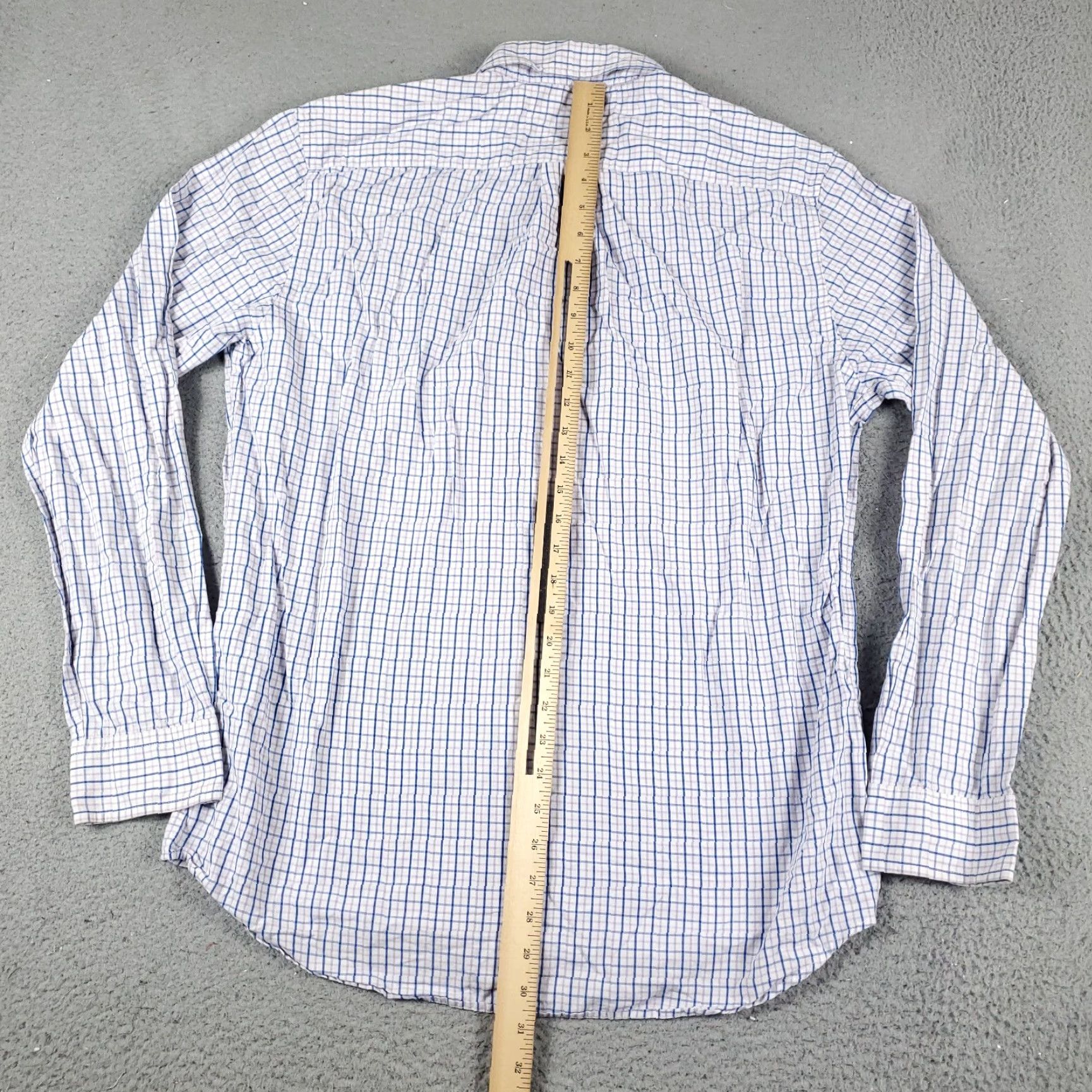 Tommy Hilfiger Tommy Hilfiger Button-Up Shirt Mens Large Blue Purple Check Long Sleeve Casual Preppy Size US L / EU 52-54 / 3 - 4 Thumbnail
