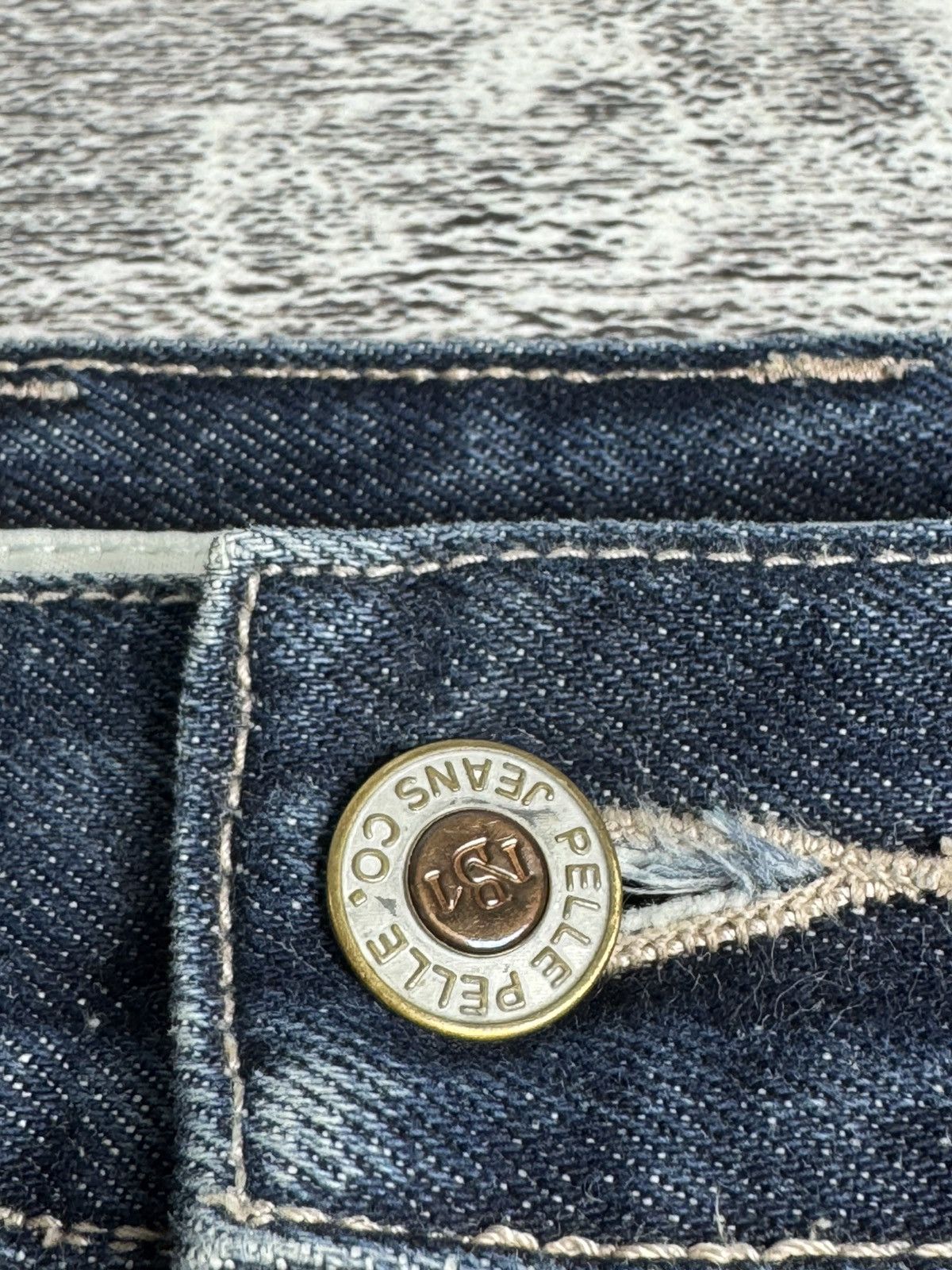 Pelle Pelle PELLE PELLE DENIM RAP HIP HOP BAGGY CARPENTER 90S JEANS PANTS Size US 30 / EU 46 - 19 Thumbnail