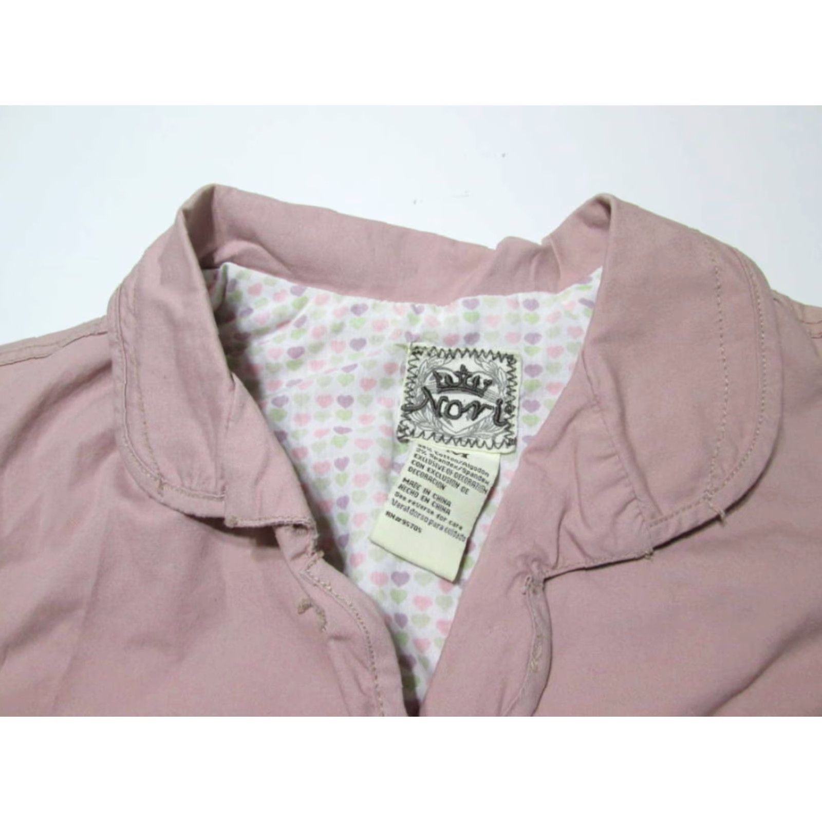 Pinko Nori Womens Basic Jacket Pink Cotton Outerwear M Casual Button Collared Pockets Solid Regular Size M Women Size M / US 6-8 / IT 42-44 - 4 Thumbnail