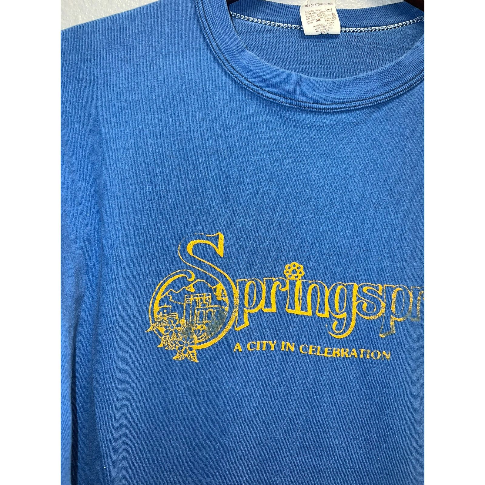 Russell Athletic Vintage Springspree Shirt A City In Celebration Concert 80s Size US L / EU 52-54 / 3 - 2 Thumbnail