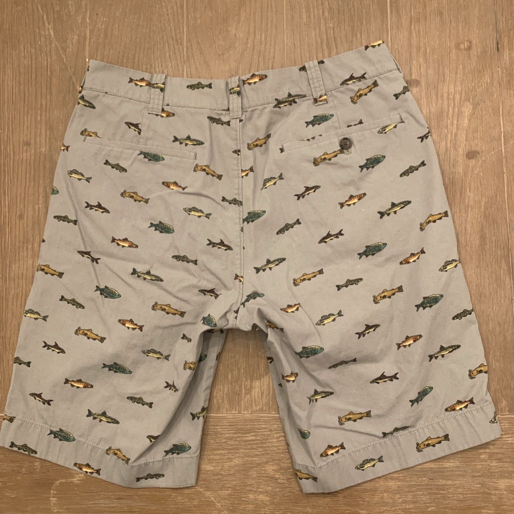 J.Crew J.CREW Chino Shorts Mens Size 32 Flat Front Green Fishing Outdoor Casual Size US 32 / EU 48 - 7 Thumbnail