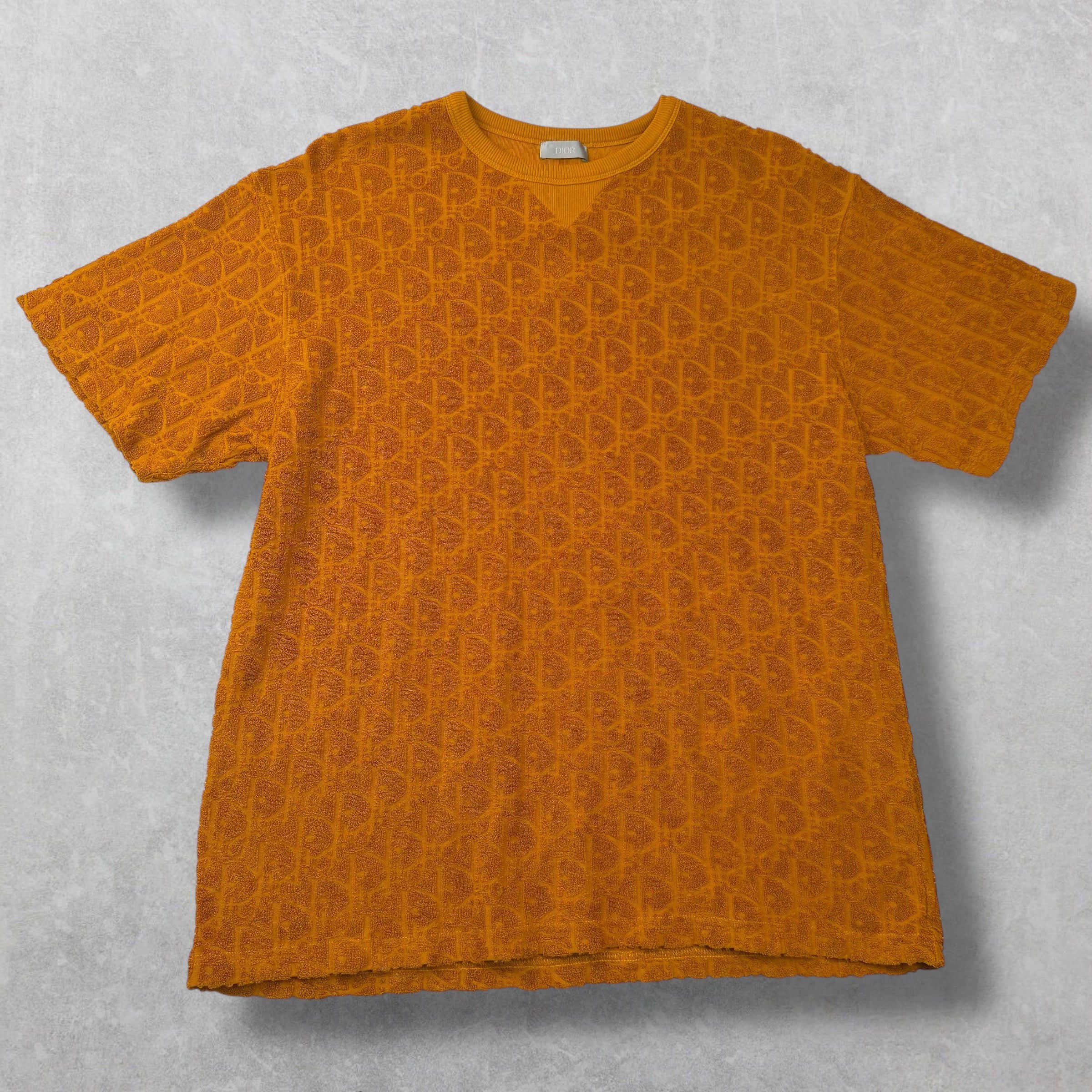 Dior Dior Oblique Relaxed Fit T-Shirt Orange L Size US L / EU 52-54 / 3 - 1 Thumbnail