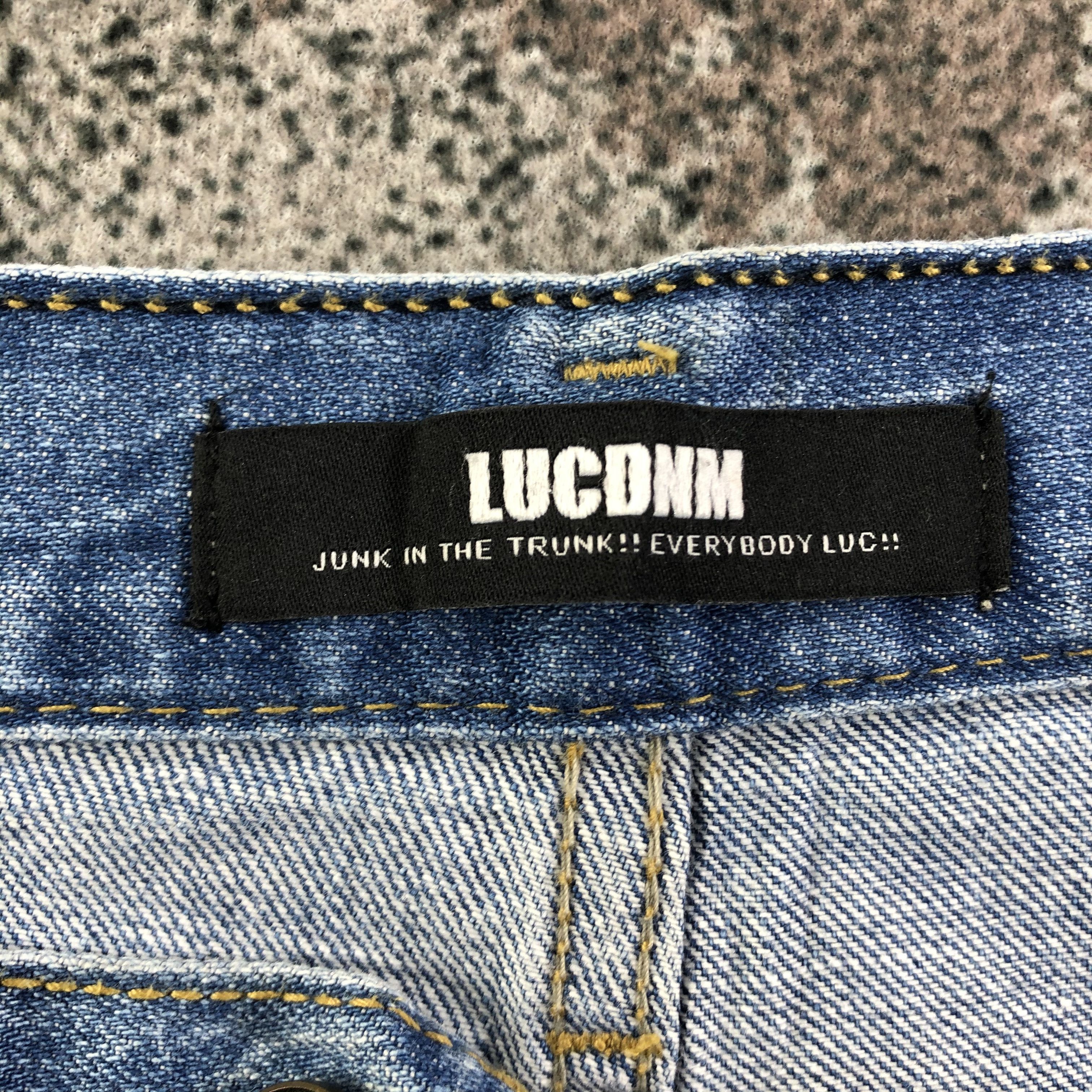 Japanese Brand Japanese Brand LUCDNM Jeans Blue Baggy Denim KJ1755 Size 28" / US 6 / IT 42 - 8 Thumbnail