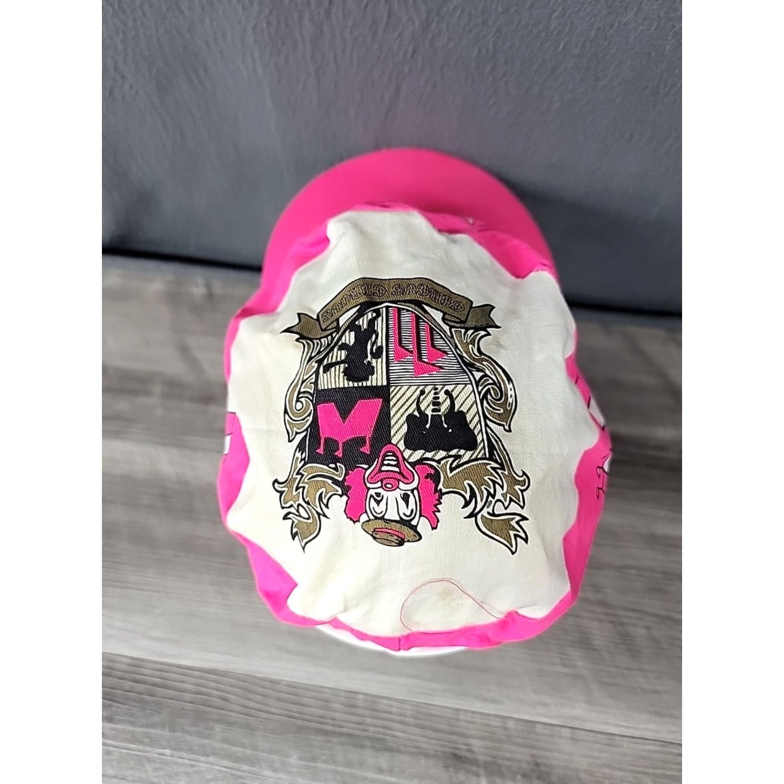 Pinko Circus Circus Hat Mens SnapBack Adjustable Baseball Cap Pink Painter Cap Las Vegas Reno Hotel Casino Front Patch Size ONE SIZE - 6 Thumbnail