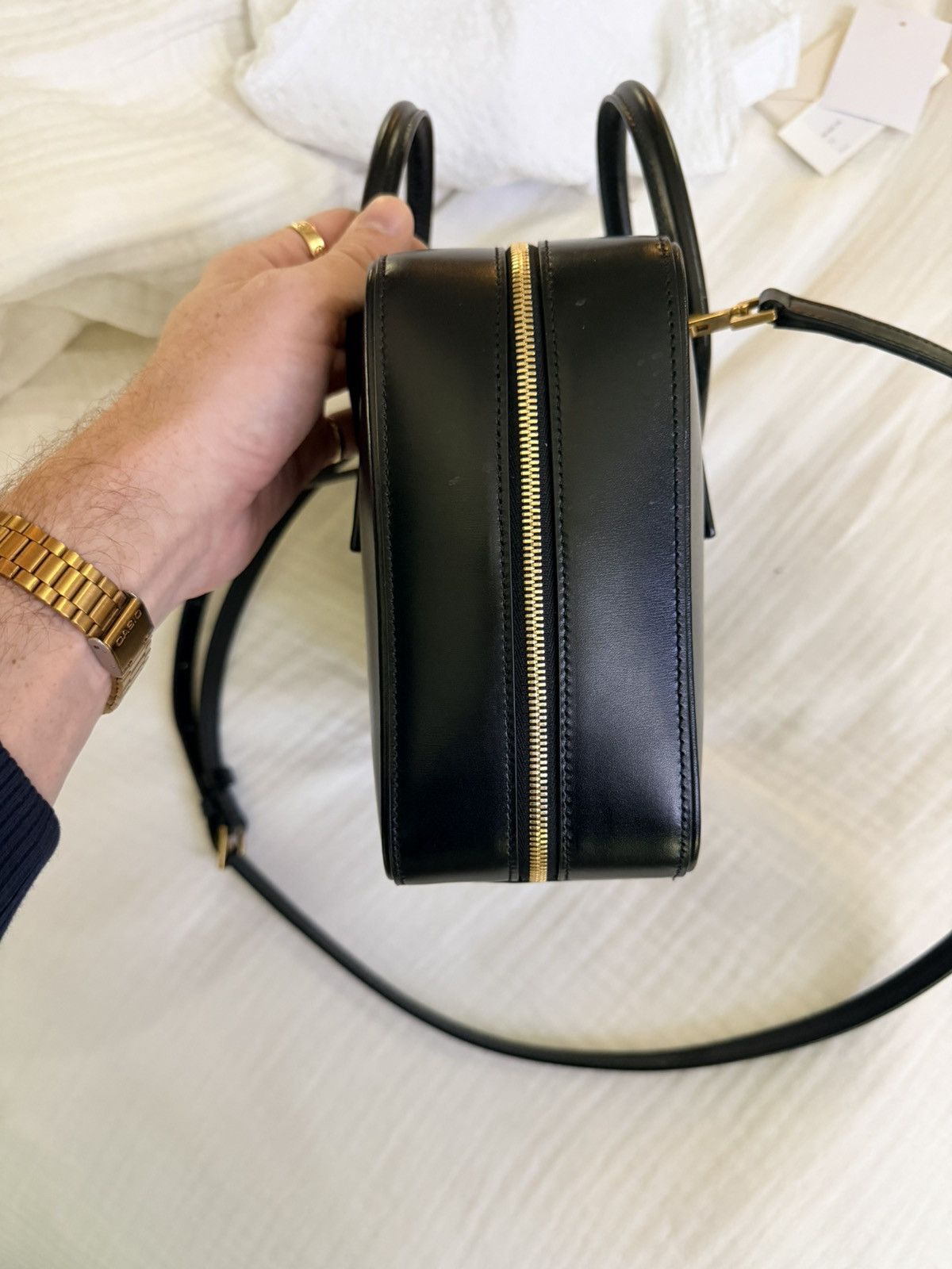Yves Saint Laurent Saint Laurent Sac de Jour Bauletto Bag Size ONE SIZE - 3 Thumbnail