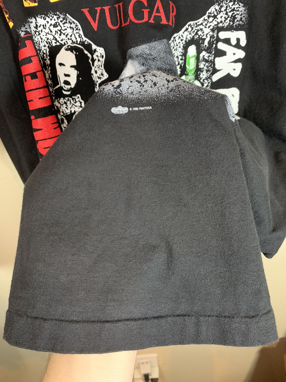 Band Tees × Vintage *RARE* Vintage 90s Pantera Winterland Test Print Band Shirt Size US L / EU 52-54 / 3 - 6 Thumbnail
