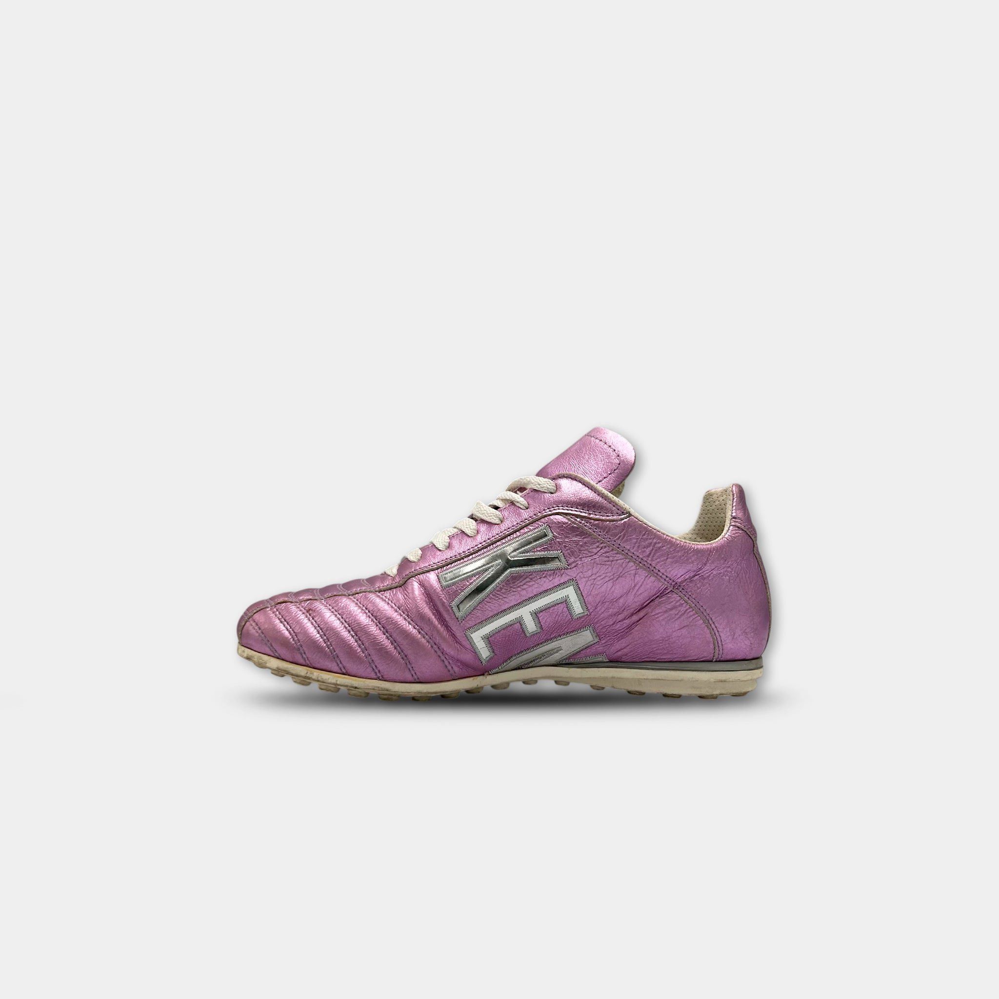 Dirk Bikkembergs Dirk Bikkembergs Metallic Pink Soccer Sneakers Size US 6.5 / IT 36.5 - 4 Thumbnail