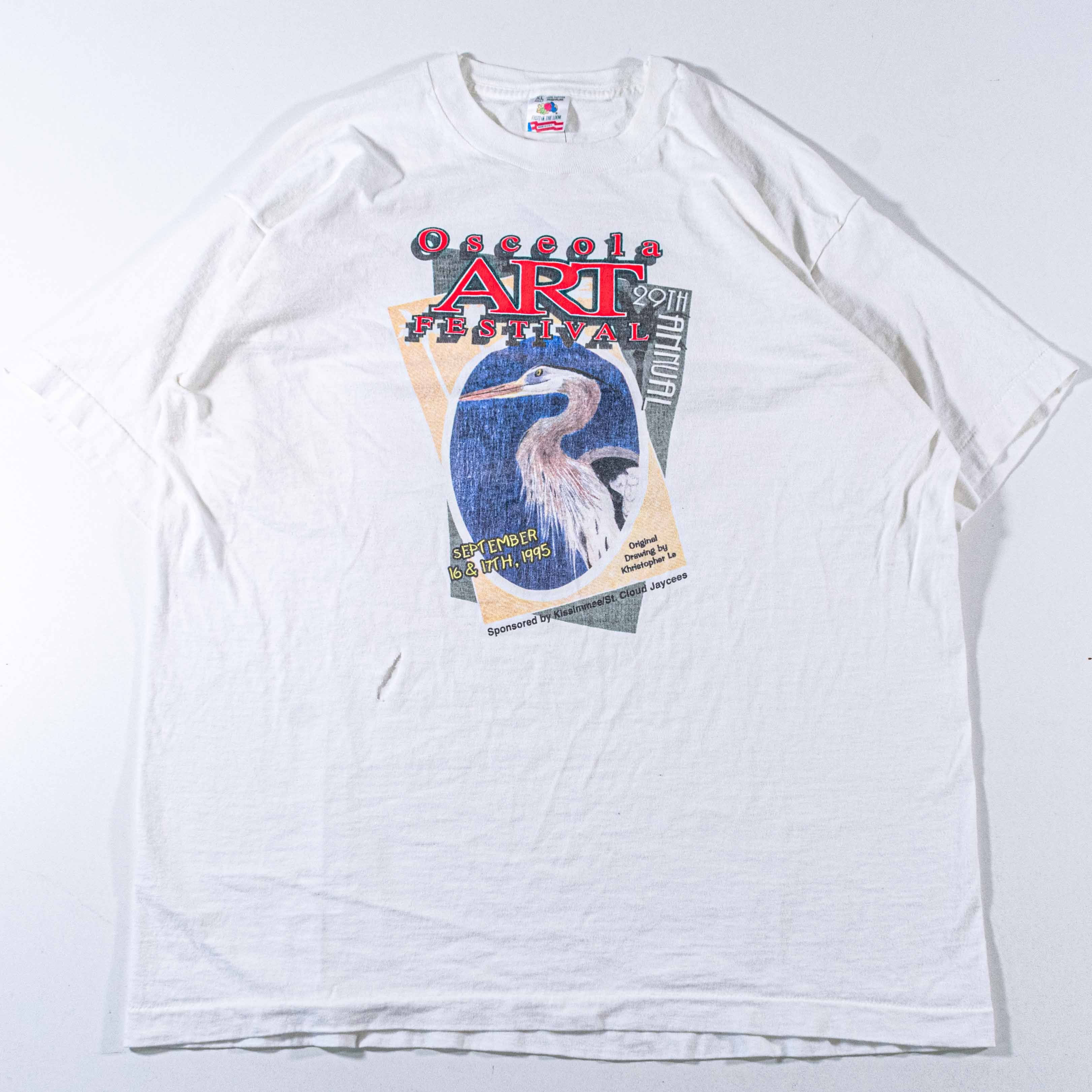Vintage Vintage Osceola Art Festival T-Shirt 1995 Novelty Florida Size US XL / EU 56 / 4 - 1 Thumbnail