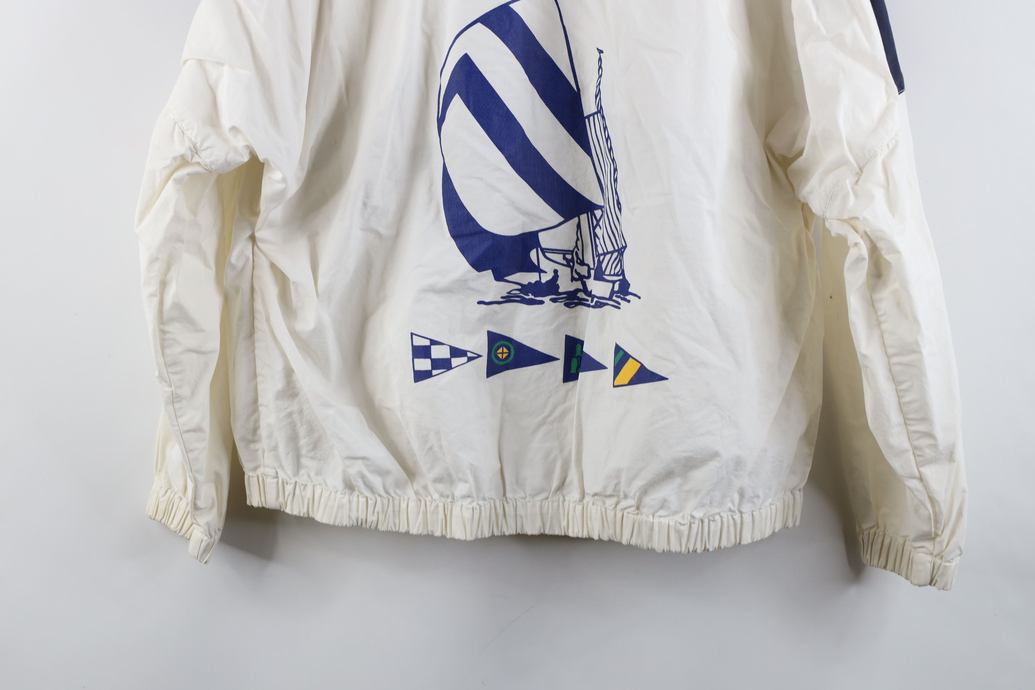 Nautica × Vintage Vintage 90s Nautica Spell Out Boxy Fit Sailing Jacket Size US M / EU 48-50 / 2 - 15 Thumbnail
