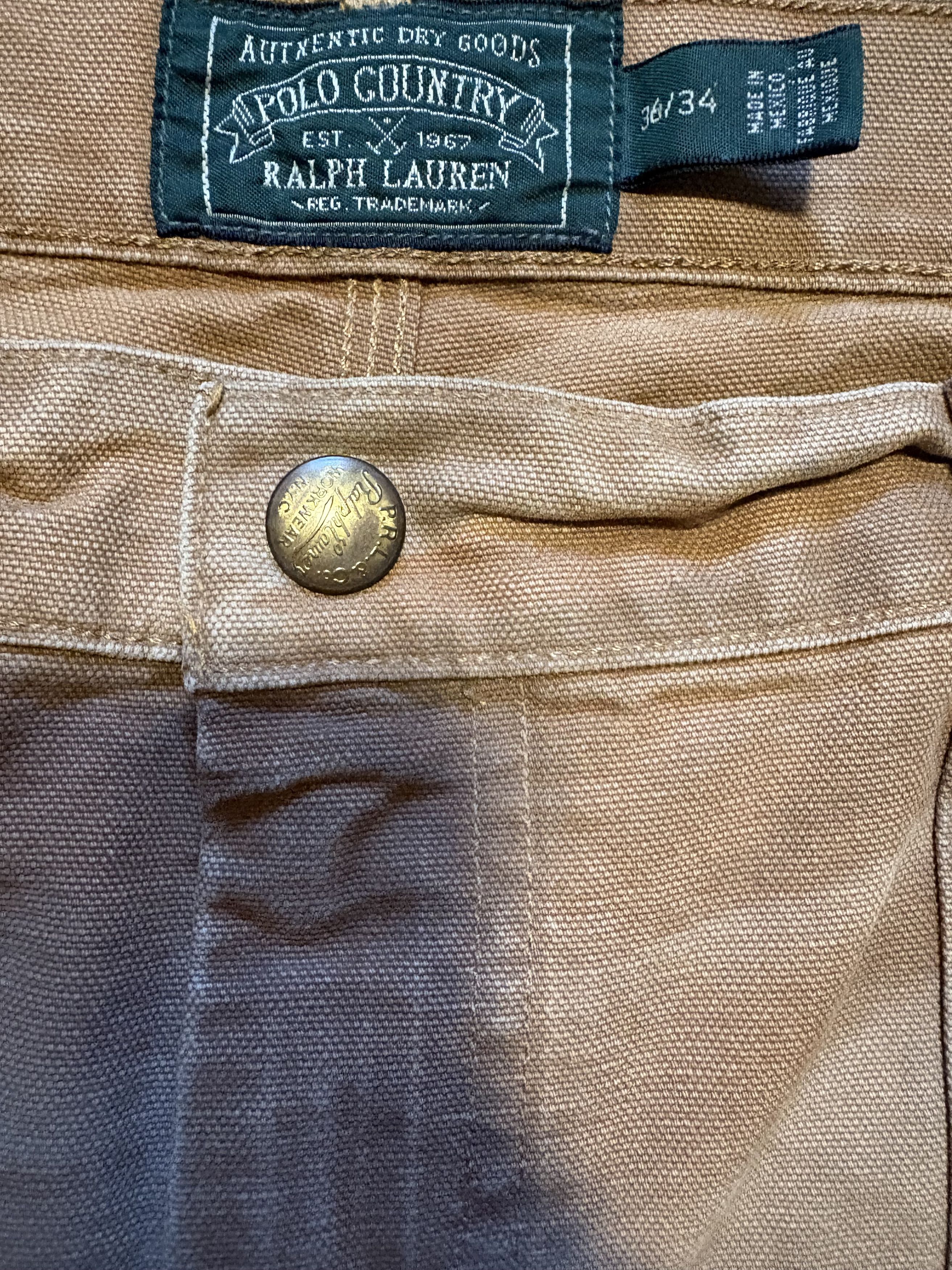 Polo Ralph Lauren Polo Country Straight-Leg Distressed Carpenter Trousers Size US 36 / EU 52 - 3 Thumbnail