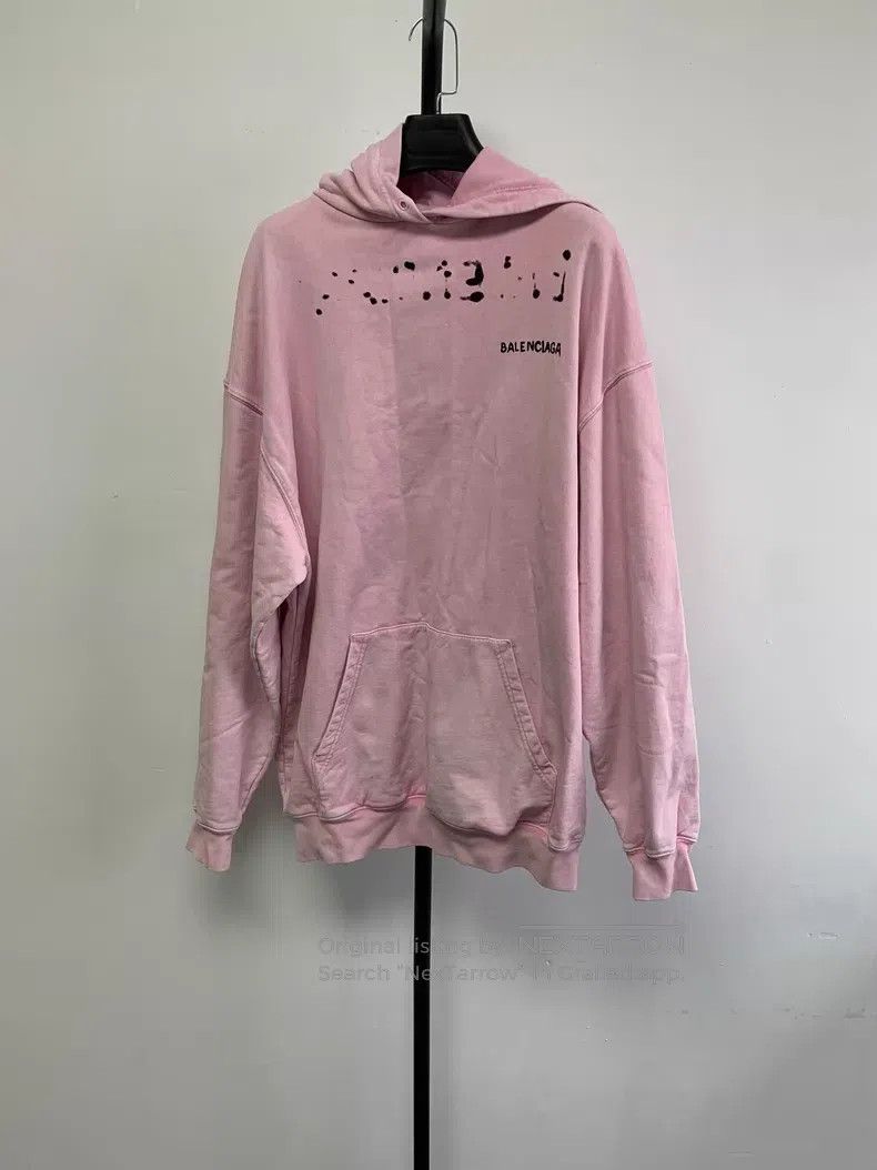 Balenciaga Balenciaga Solid Color Brand Logo Printed Hooded Long Slee Size XS / US 0-2 / IT 36-38 - 1 Thumbnail