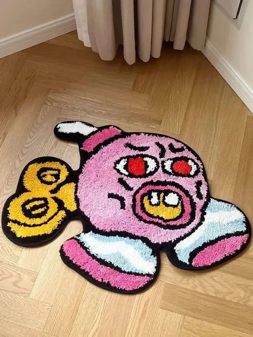 Handmade 3D Handmade Feeder Cherry Bomb Soft Rug Size ONE SIZE - 2 Thumbnail