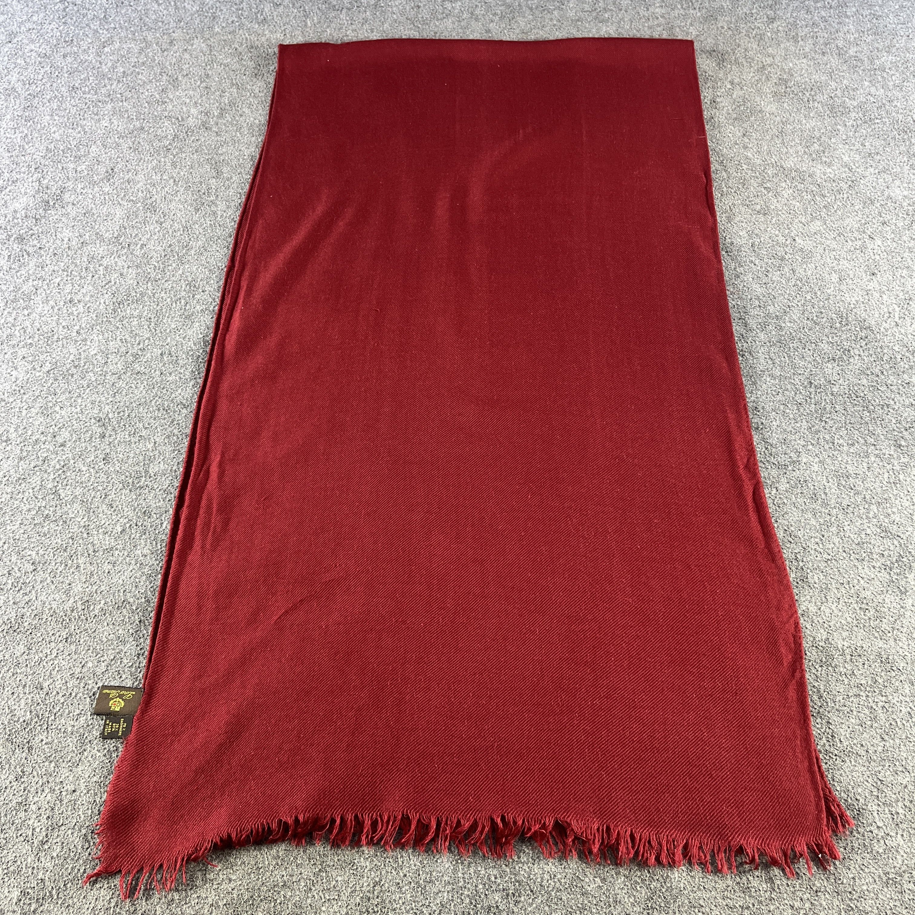 Vintage Plain Loro Piana Scarf / Muffler / Neckwear T1367 Size ONE SIZE - 1 Thumbnail