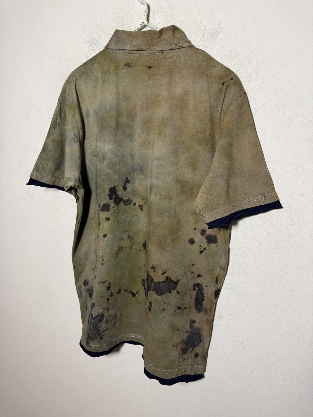 Yves Saint Laurent Vintage Yves Saint Laurent polo shirt overdyed 1of1 Size US M / EU 48-50 / 2 - 5 Thumbnail