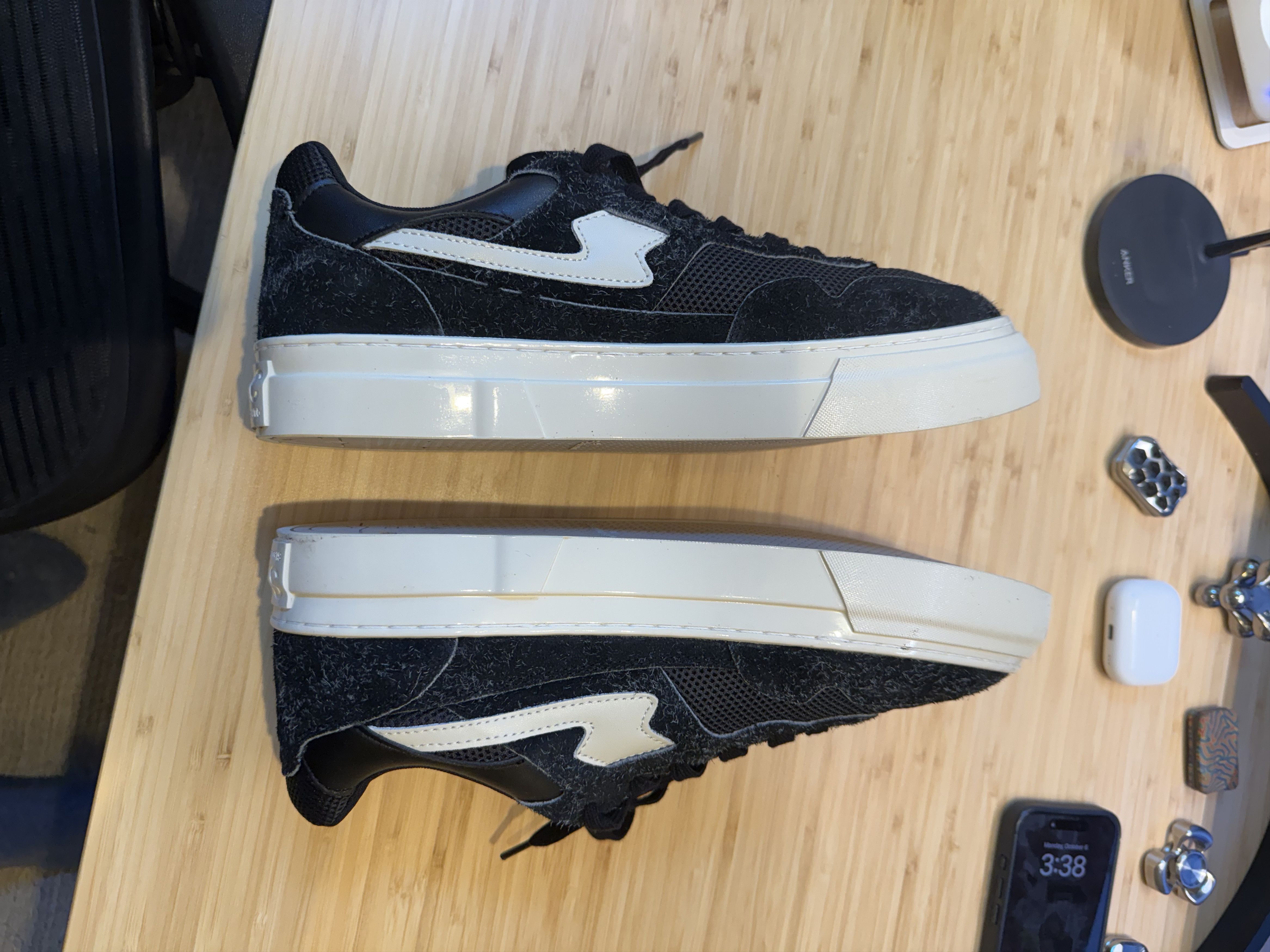 Stepney Workers Club SWC Black Low Top (EU47; fit 12-13 US) Size US 14 / EU 47 - 4 Thumbnail