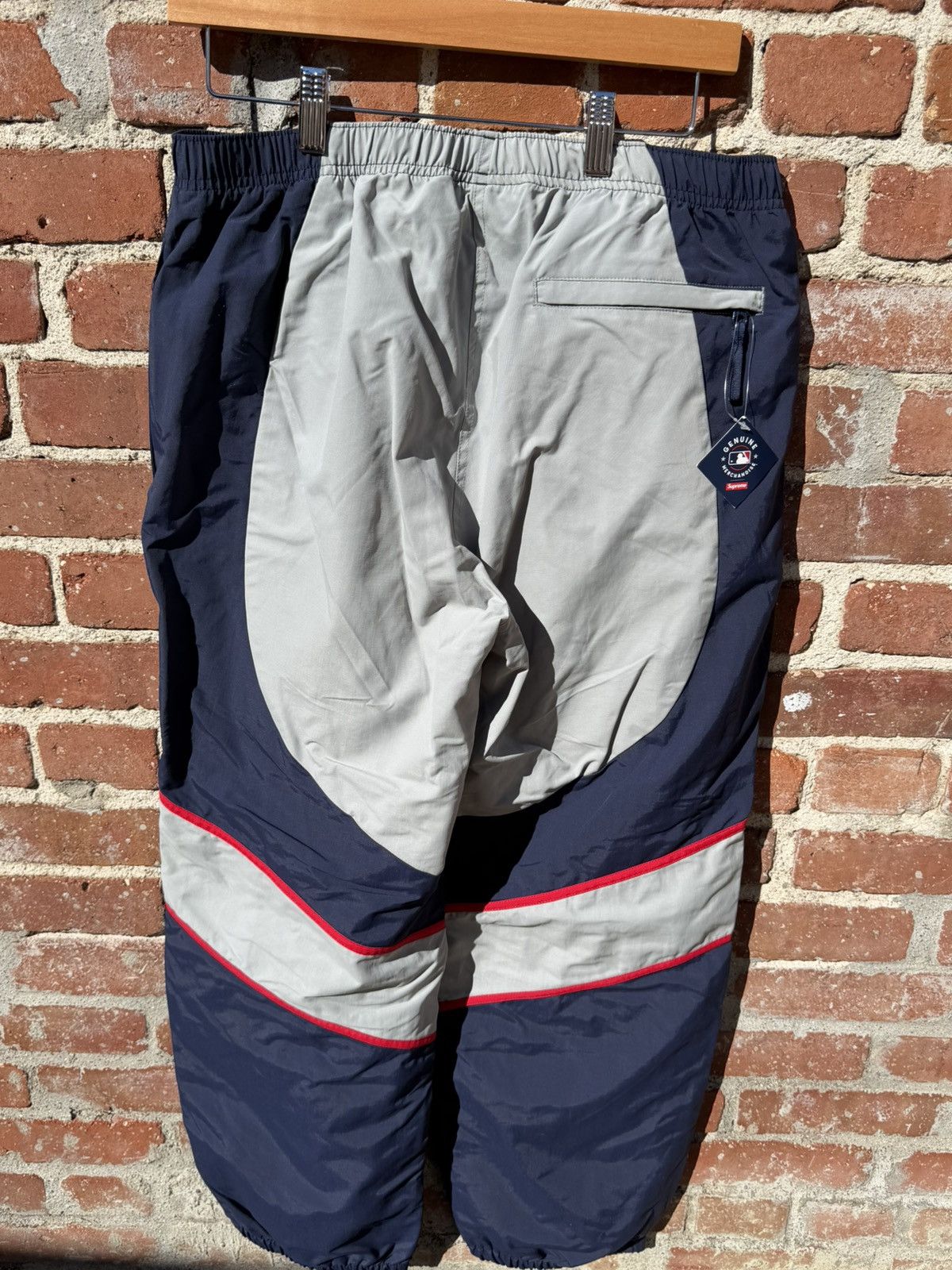 New York Yankees × Supreme Supreme New York Yankee Track Pants Size US 34 / EU 50 - 4 Thumbnail
