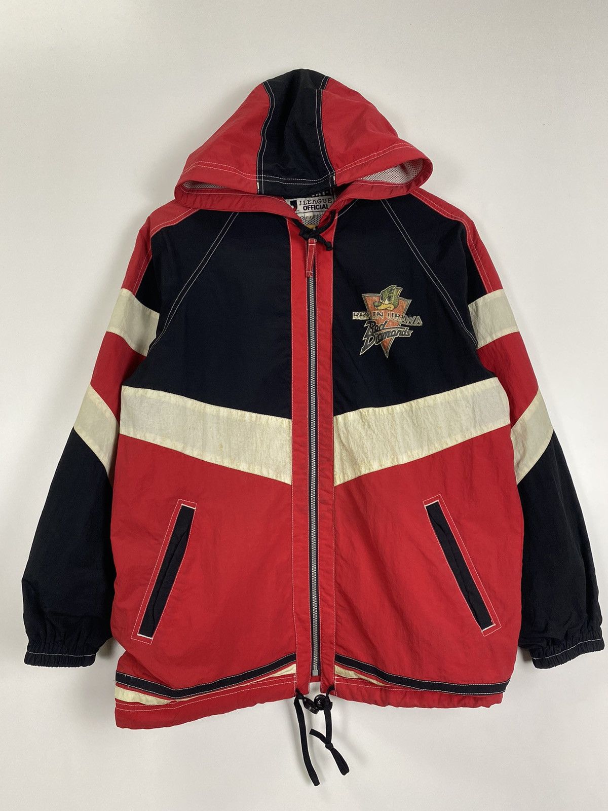 Vintage Vintage J.League Official Red In Urawa windbreaker Size US M / EU 48-50 / 2 - 3 Thumbnail
