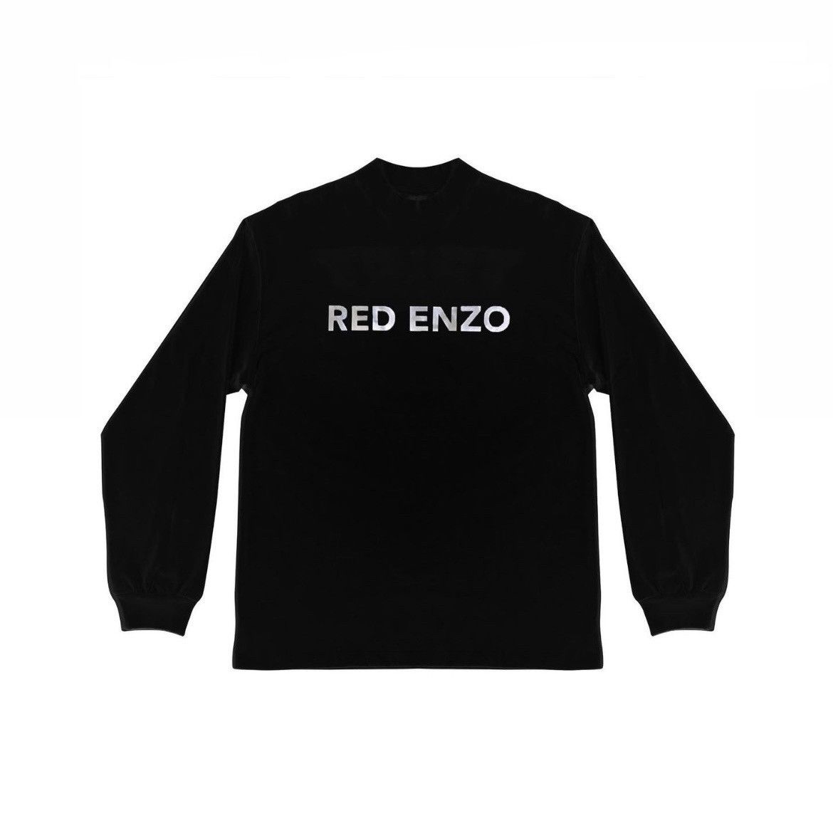 image of Kar L’Art De L’Automobile Red Enzo Long Sleeve in Black, Men's (Size Large)