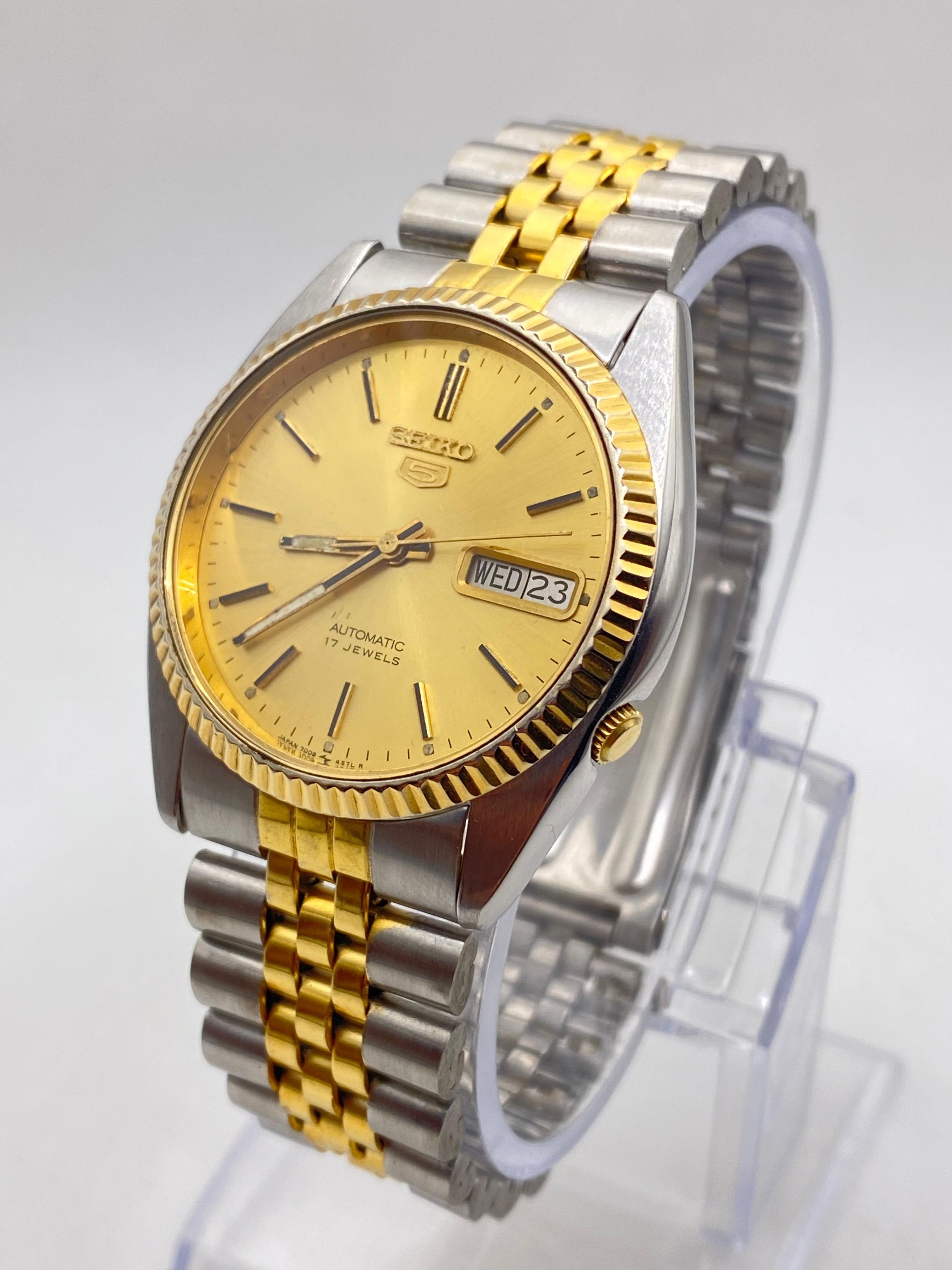 Seiko 5 7009 gold shop