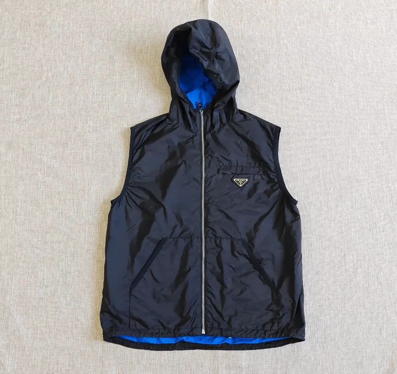 Prada Prada Men's vest hooded vest 2501-Nextarrow Size US S / EU 44-46 / 1 - 1 Thumbnail