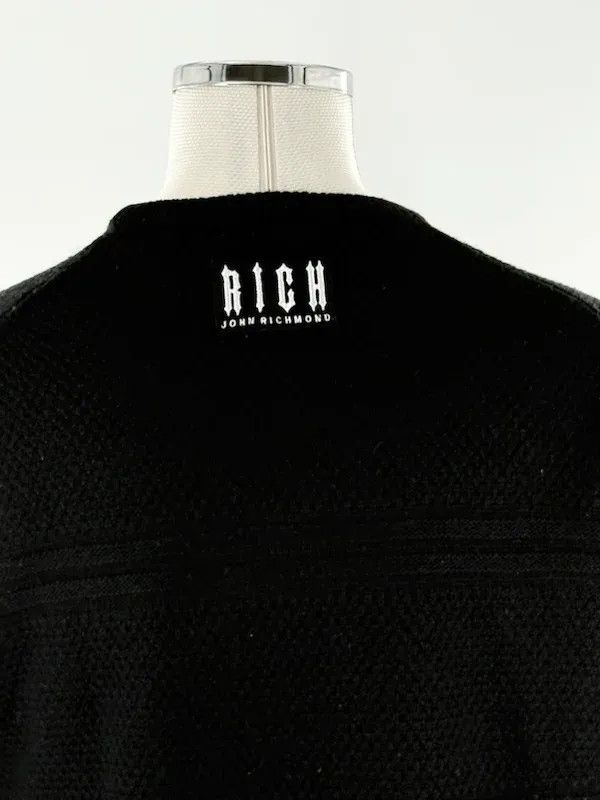 John Richmond Richmond Maglione Girocollo Uomo Taglia L Nero Size US L / EU 52-54 / 3 - 7 Thumbnail