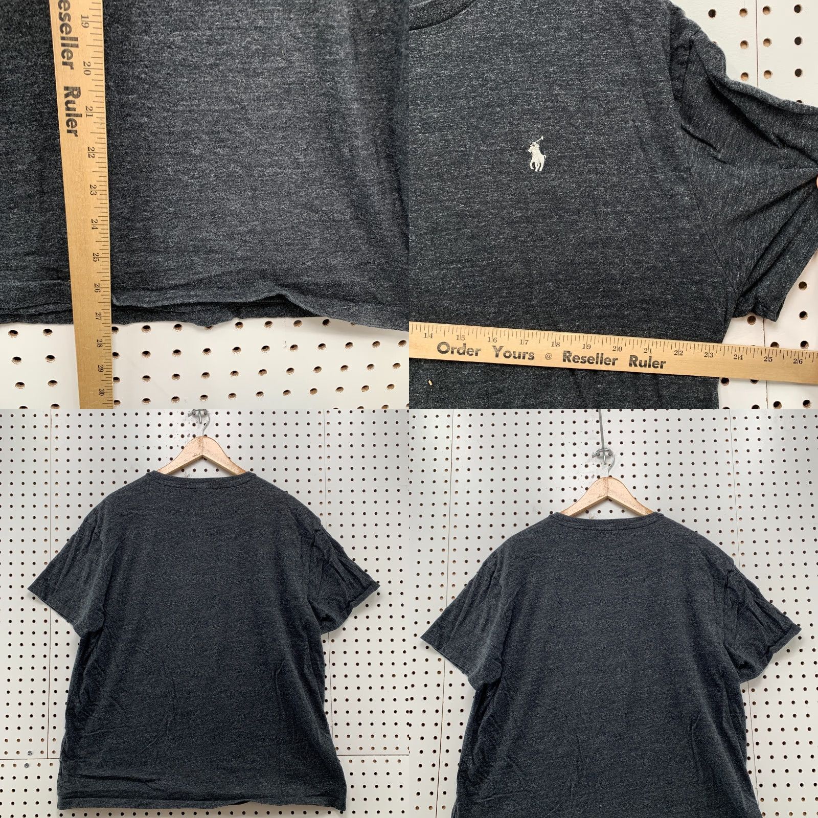 Polo Ralph Lauren Polo Ralph Lauren Shirt White Mens Large Classic Fit 23x27 Pony Gray 90s? Size US L / EU 52-54 / 3 - 8 Thumbnail