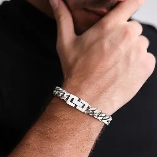 Japanese Brand × Jewelry Wide Cuban Chain Bracelets Size ONE SIZE - 1 Thumbnail
