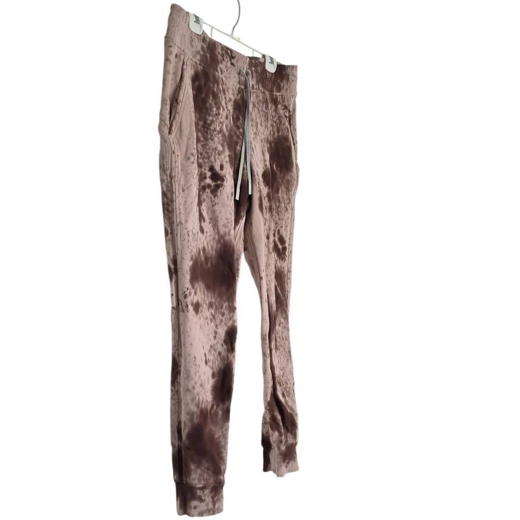 Lululemon Lululemon Women's Size 12 Pink Brown Splatter Design Jogger Size 34" / US 12 / IT 48 - 4 Thumbnail