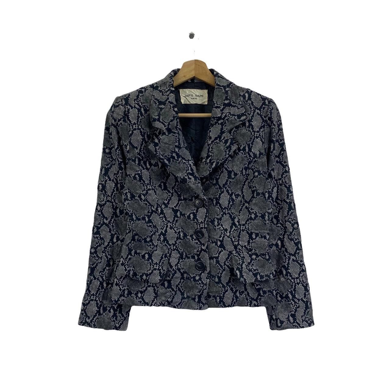 Gap Vtg 90’ JAPS GAPS TOKYO Designer Snake Print Coat Jacket Size S / US 4 / IT 40 - 1 Thumbnail