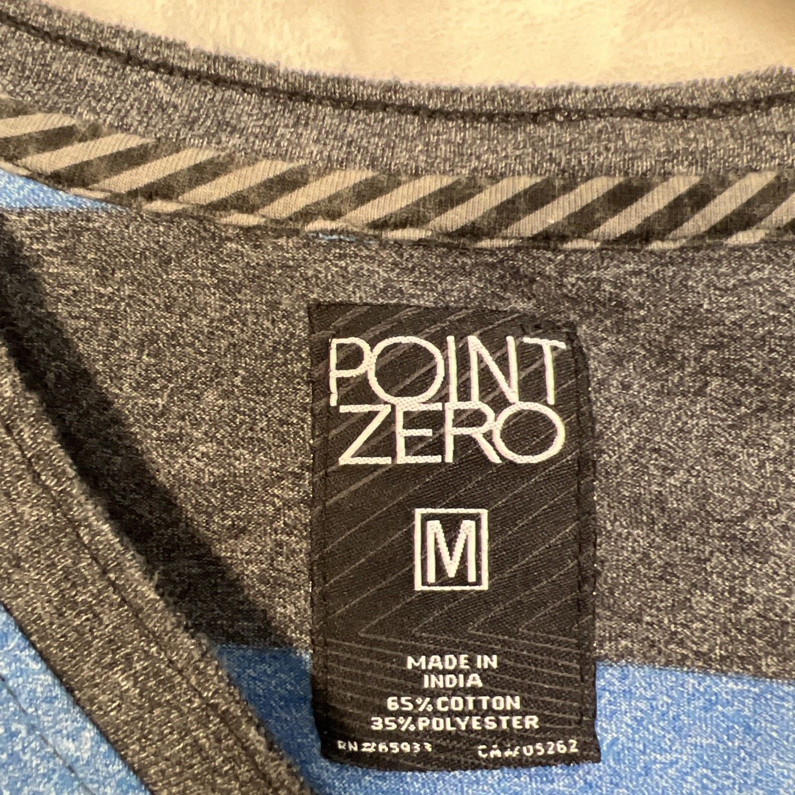 Point Zero Point Zero Vintage Y2K T-Shirt Men Medium Stripe Short-Slee Size US M / EU 48-50 / 2 - 2 Thumbnail