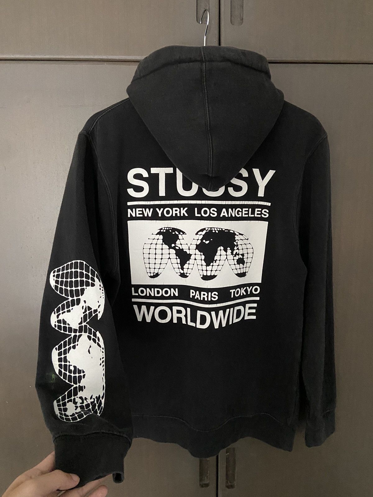 Vintage STUSSY WORLDWIDE Hoodie 🖤 | Grailed