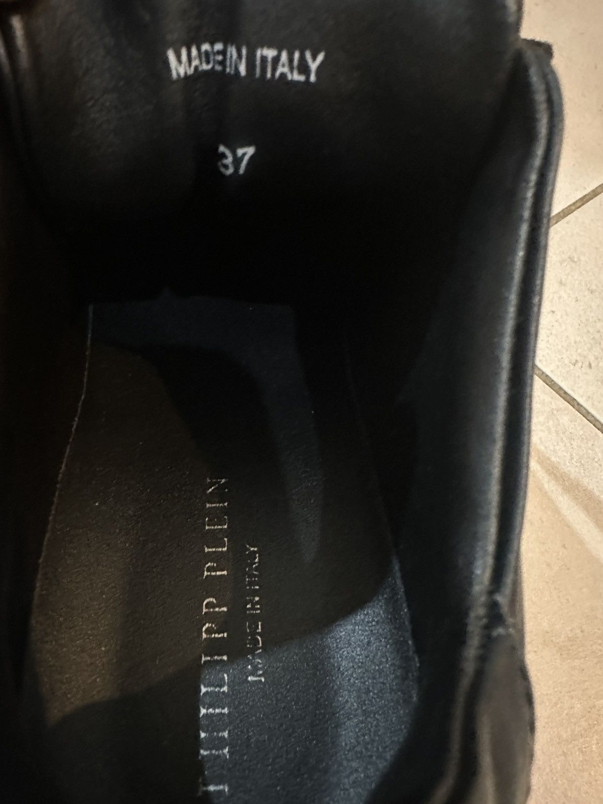 Philipp Plein PHILIP PLEIN LEATHER LO-TOP SNEAKER HEXAGON Size US 6.5 / IT 36.5 - 5 Thumbnail