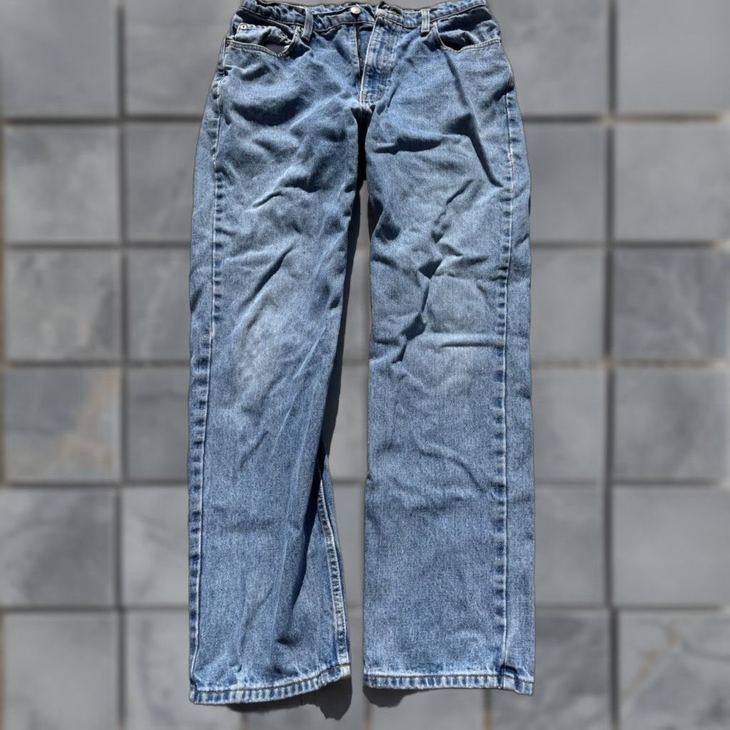 Ralph Lauren Ralph Lauren Jeans Blue Straight Leg 34x32 Zip Logo Icon 50s James Dean Mens Size US 34 / EU 50 - 1 Thumbnail